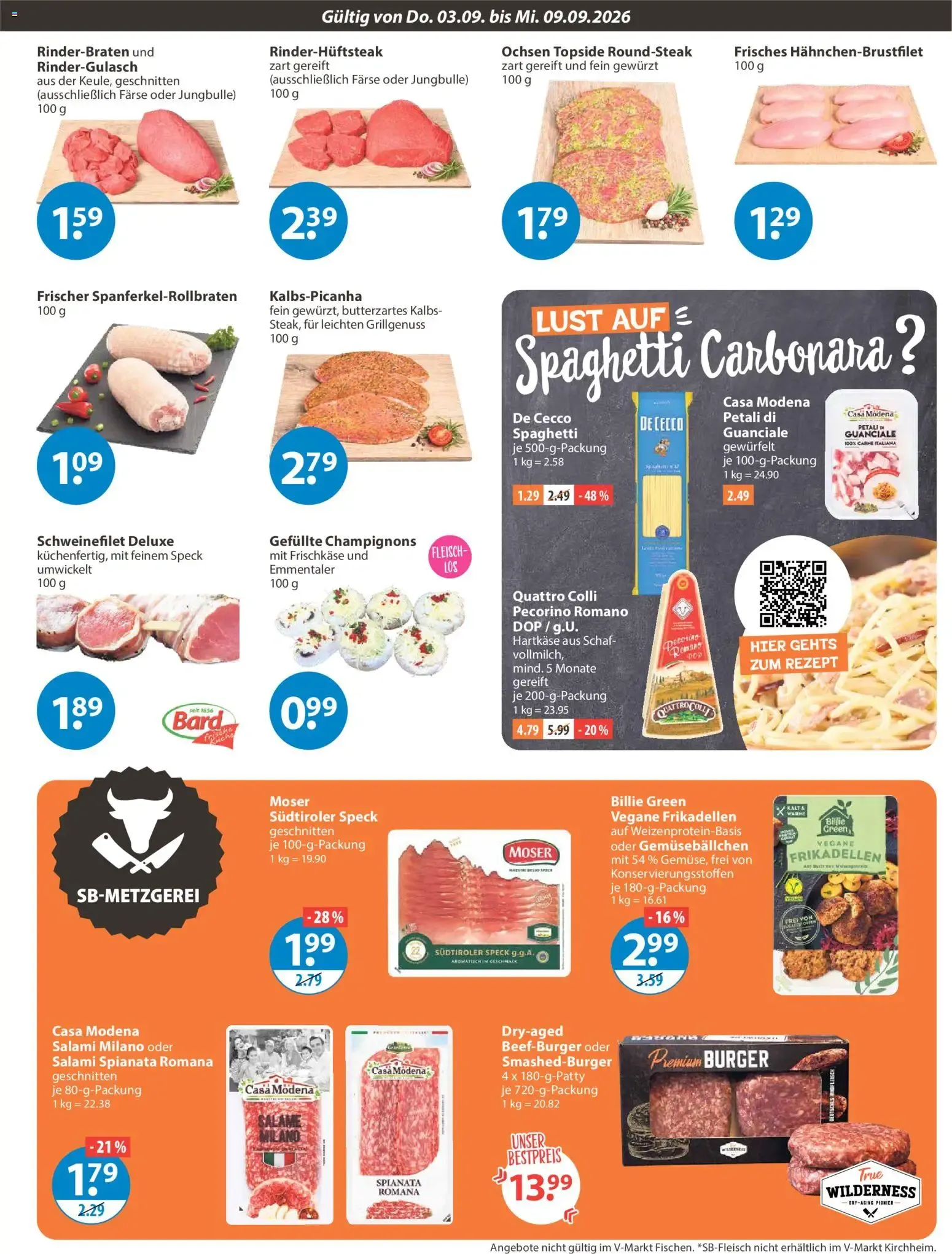 Angebote V-Markt Angebote (ab 03.09.2026) von 3. September bis 9. September 2026 - Prospekt seite 3