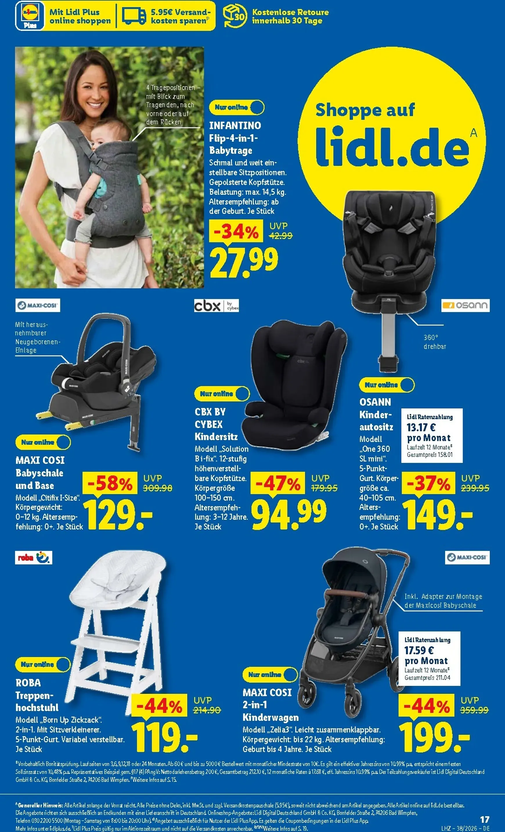 Lidl Prospekt nächste Woche – von Montag 14.09.2026 bis Samstag 19.09.2026 von 14. September bis 19. September 2026 - Prospekt seite 34