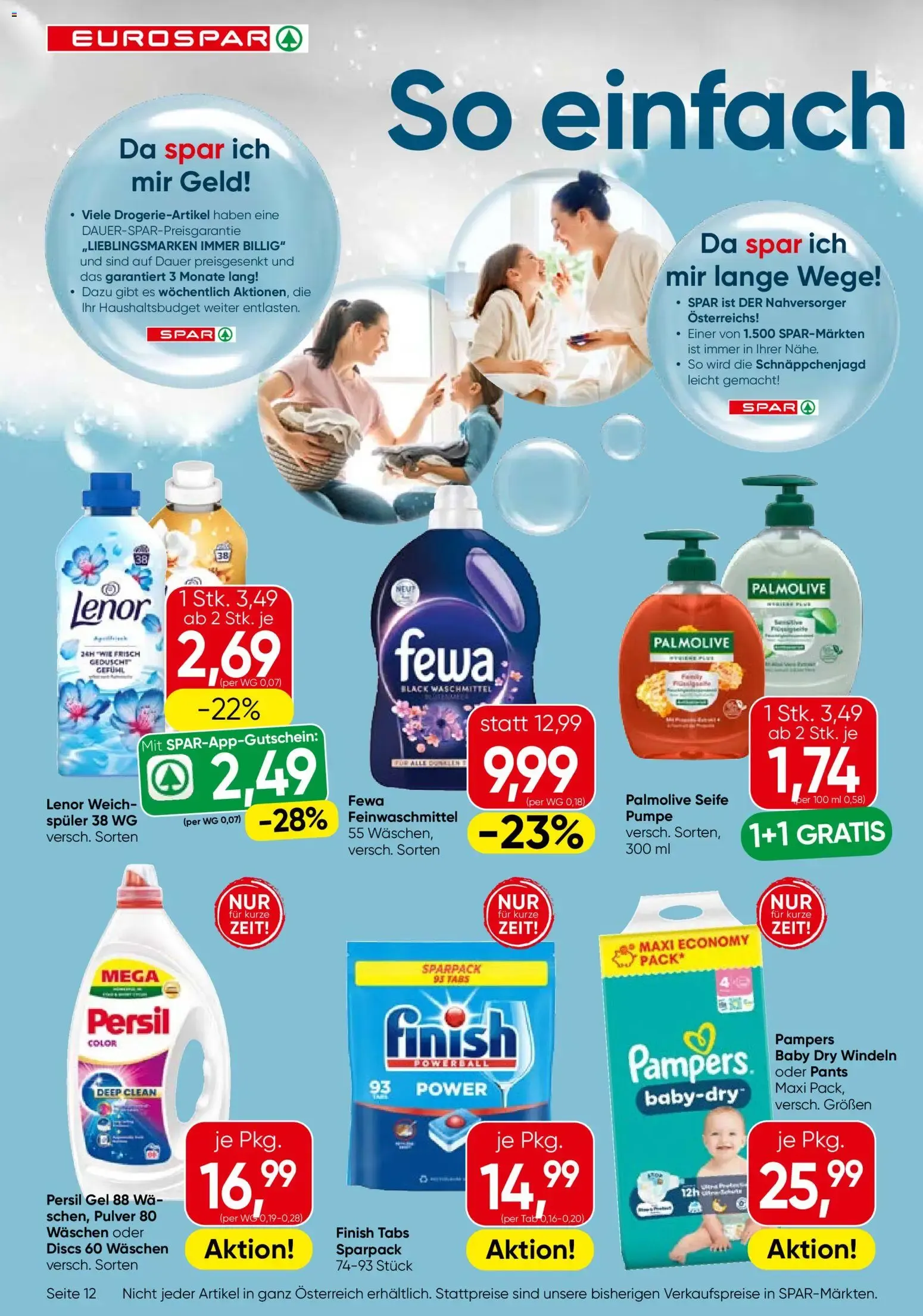 Eurospar Flugblatt von 01.07.2026 - Aktuelle Angebote von 1. Juli bis 15. Juli 2026 - Flugblätt seite 12