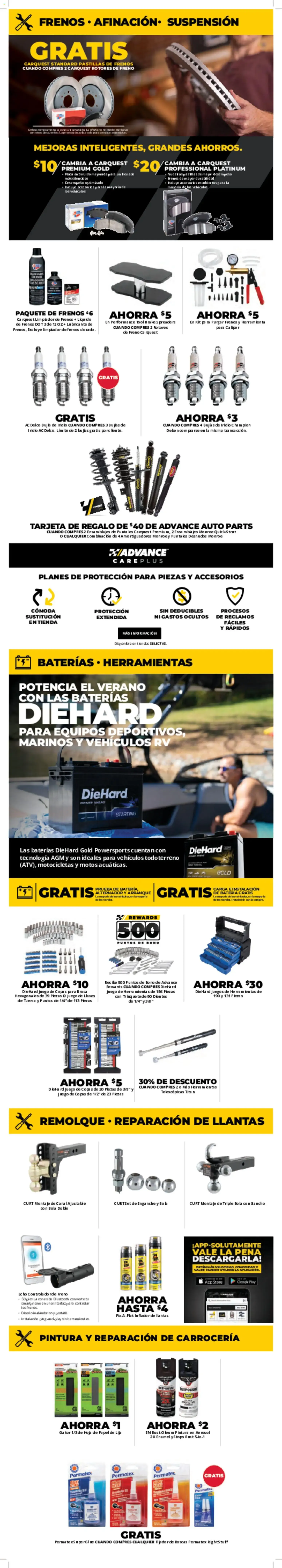 Weekly ad Advance Auto Parts Weekly Ad from 06/21/2026 - Flyer from June 21 to July 18 2026 - Page 4