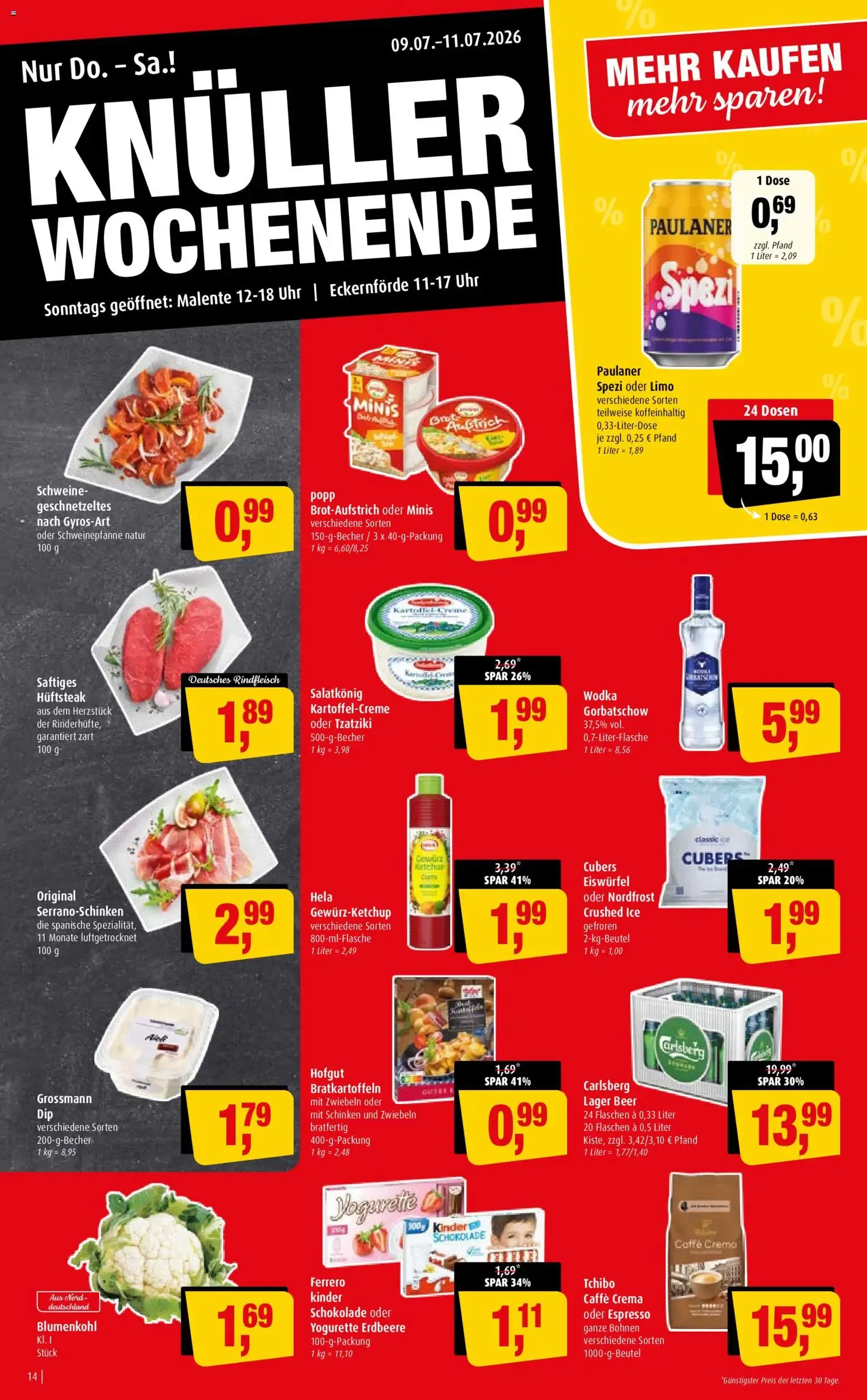 Markant Prospekt (ab 06.07.2026) zum Blättern von 6. Juli bis 11. Juli 2026 - Prospekt seite 14