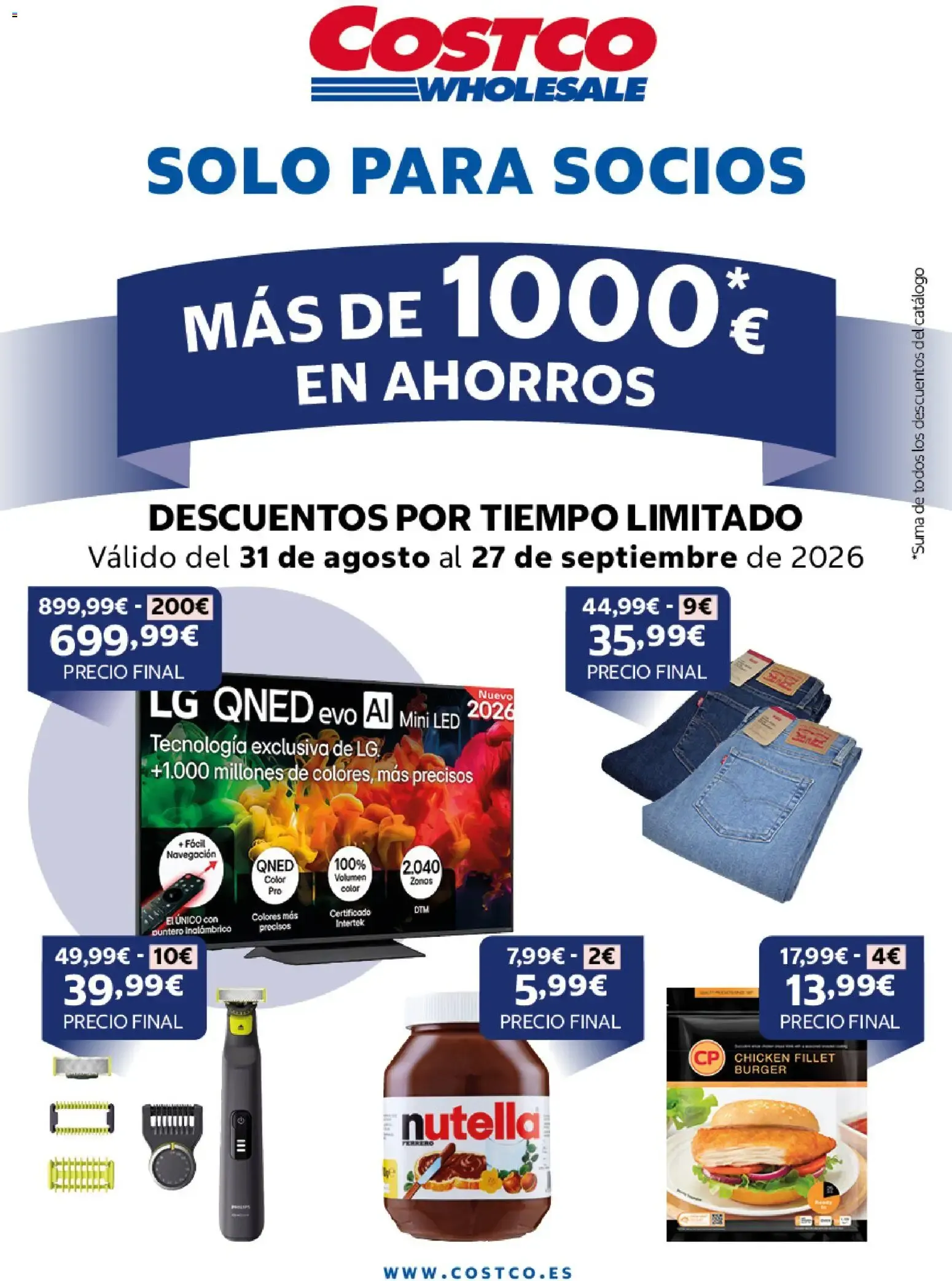 Costco Wholesale: Más de 1000€ en Ahorros para Socios