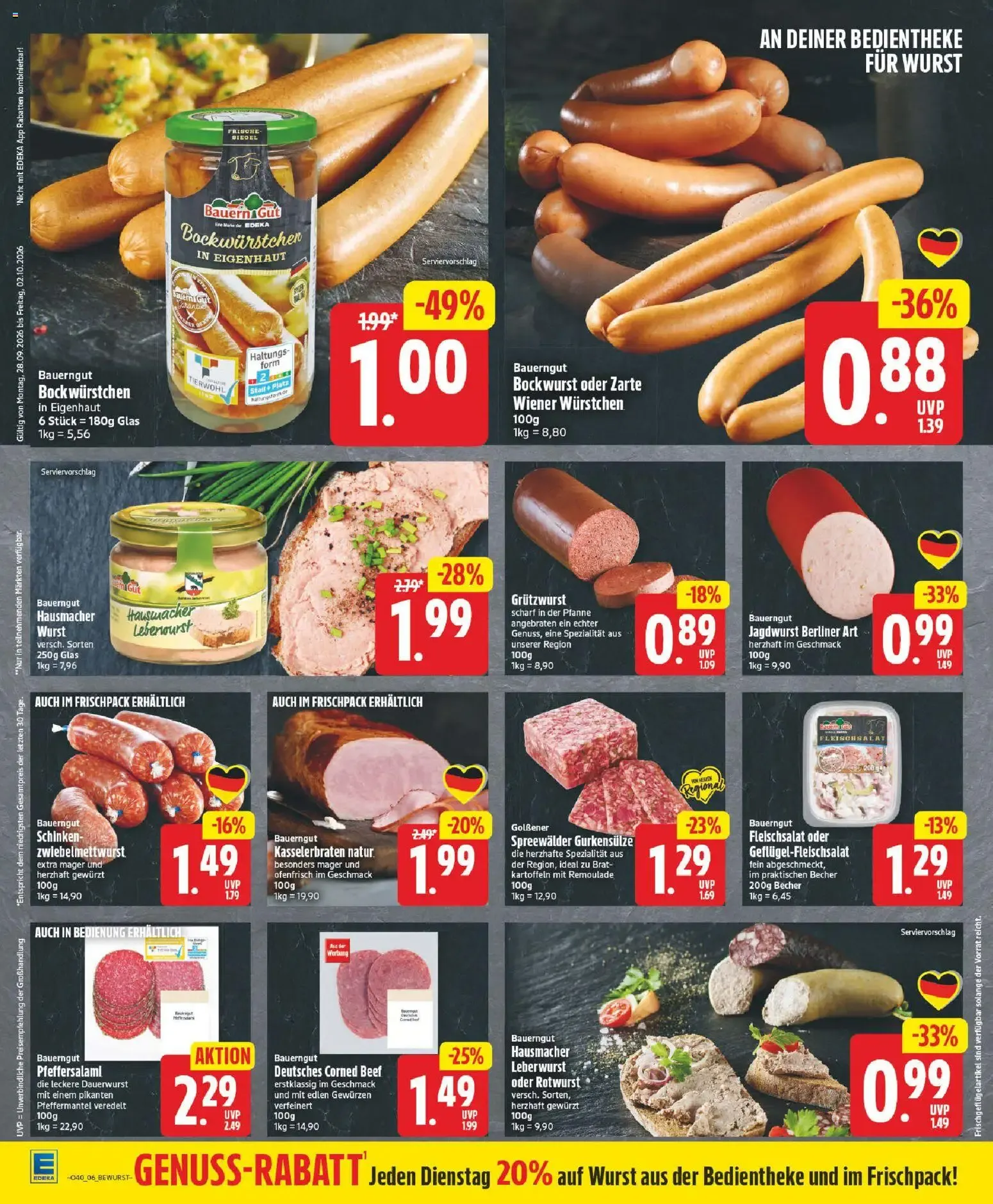 Edeka Prospekt (ab 28.09.2026) » Angebote Online von 28. September bis 2. Oktober 2026 - Prospekt seite 6