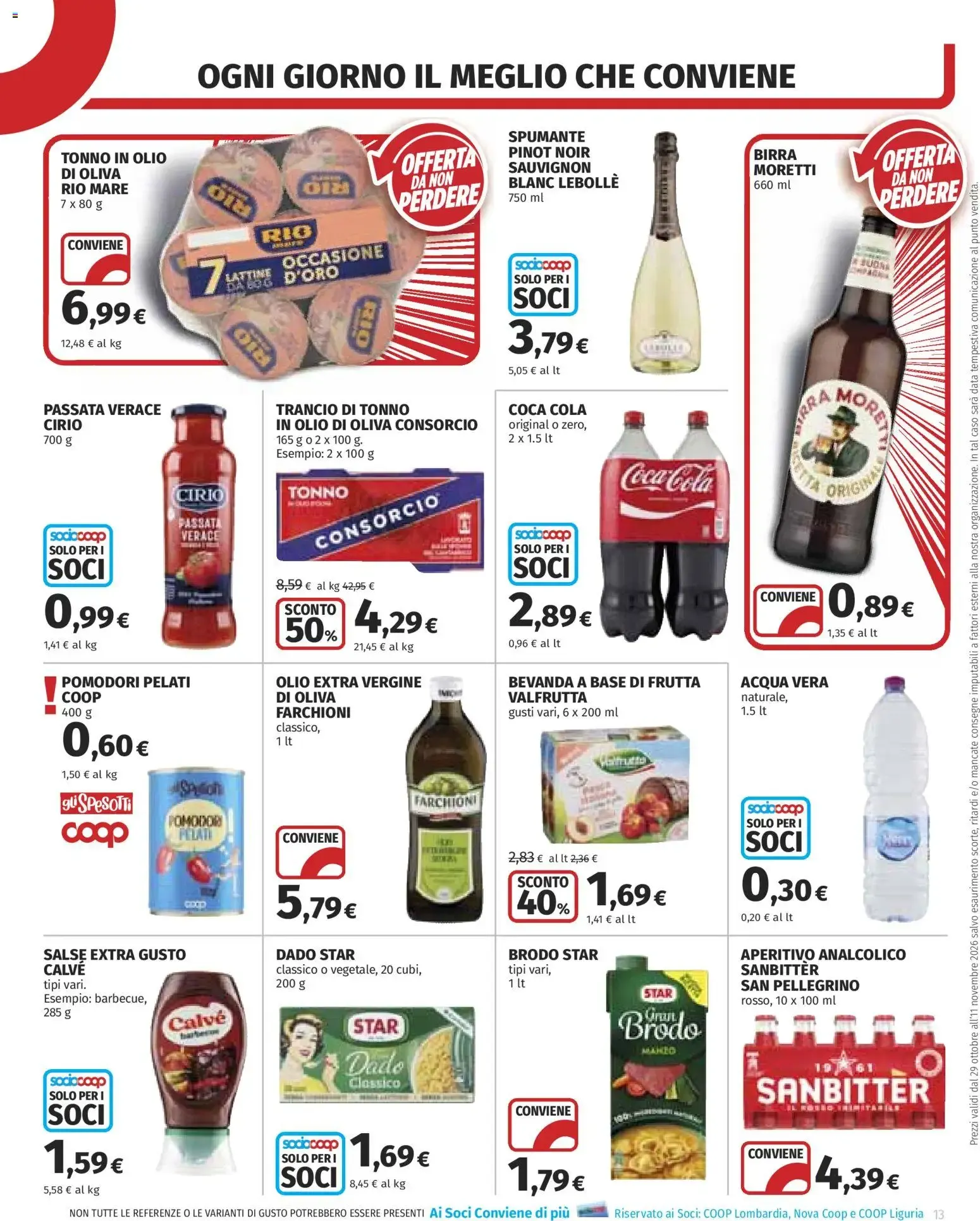 Volantino COOP Anteprima dal 29/10/2026 > NUOVO Promozioni da 29 ottobre a 11 novembre di 2026 - Pagina del volantino 13