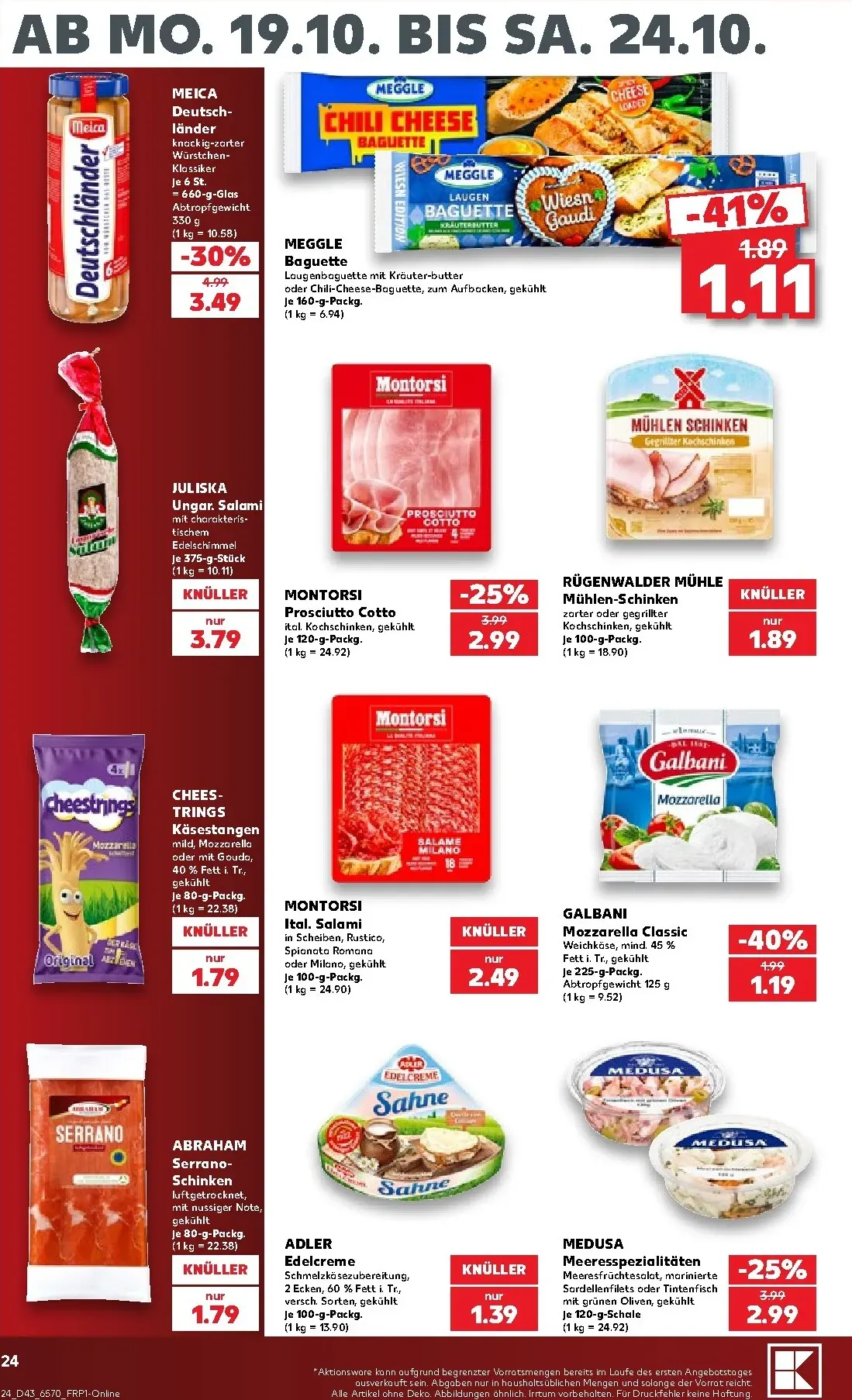 Kaufland Prospekt nächste Woche – von Montag 19.10.2026 bis Samstag 24.10.2026 von 19. Oktober bis 24. Oktober 2026 - Prospekt seite 25