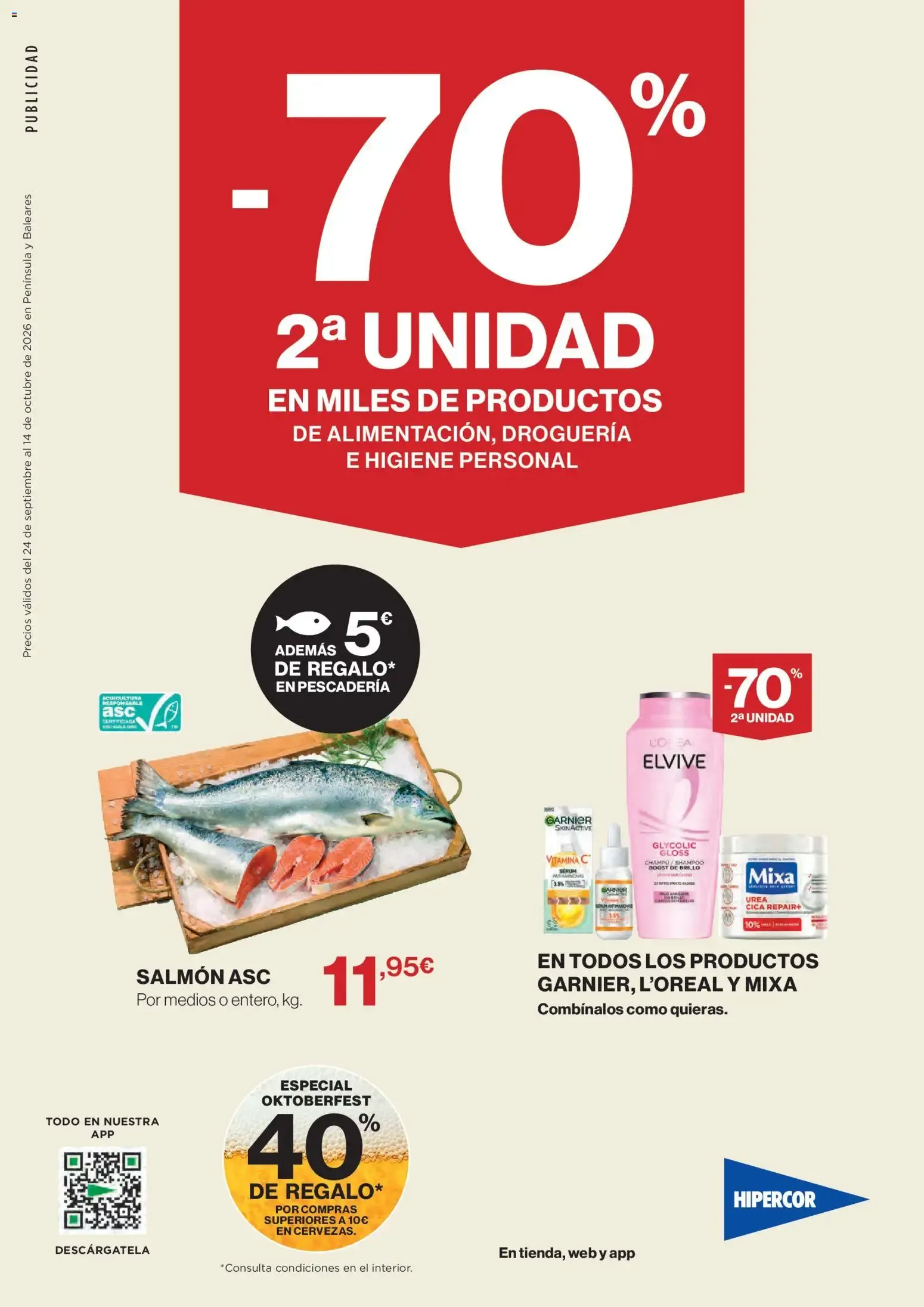 Catálogo de Hipercor catálogo del 24/09/2026 | folleto 24 de septiembre al 14 de octubre 2026 - Página 1