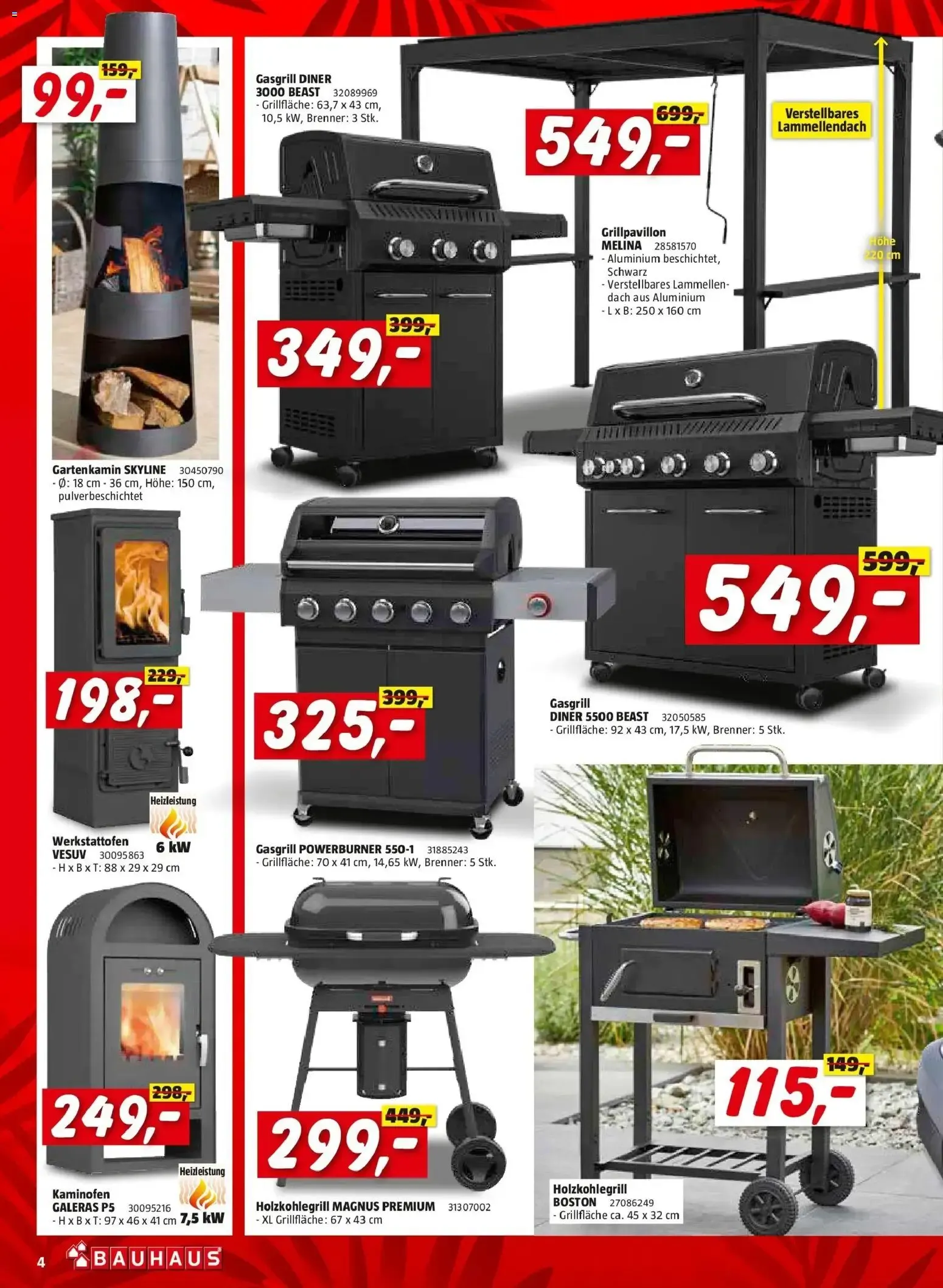 Bauhaus Summer Sale -Bad Fischau, Bregenz von 05.08.2026 - Aktuelle Angebote von 5. August bis 18. August 2026 - Flugblätt seite 4