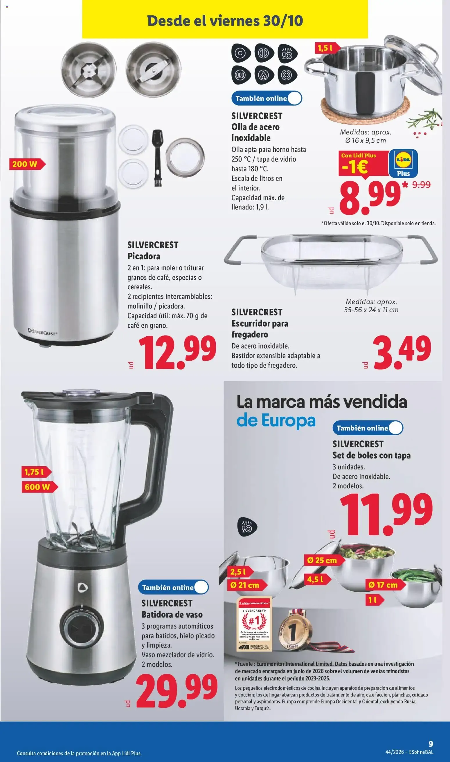 Catálogo de Lidl folleto de bazar del 26/10/2026 | Ofertas 26 de octubre al 1 de noviembre 2026 - Página 23