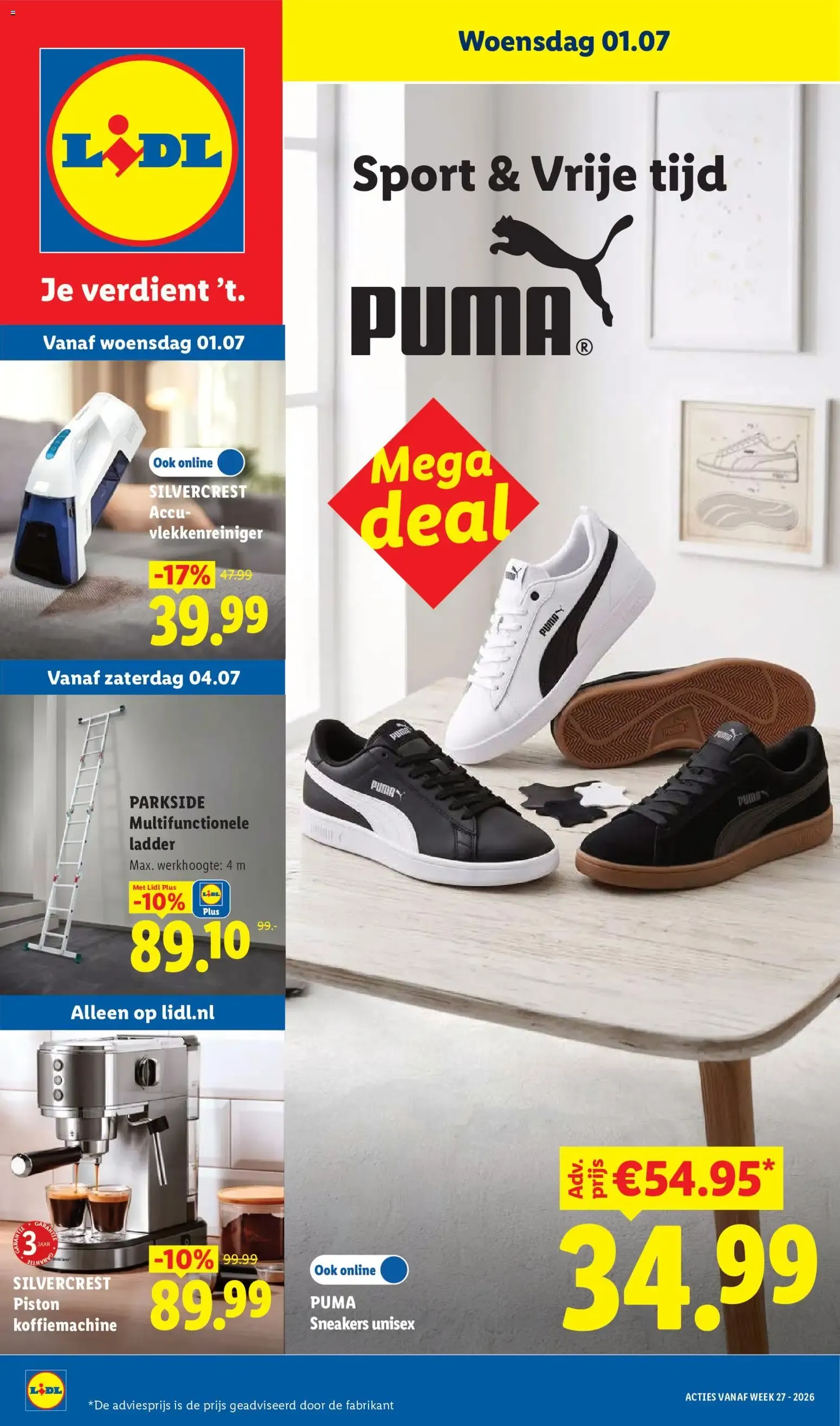 Lidl folder vanaf 01-07-2026 -- NIEUWE van 1 juli tot 5 juli 2026 - Folder pagina 1