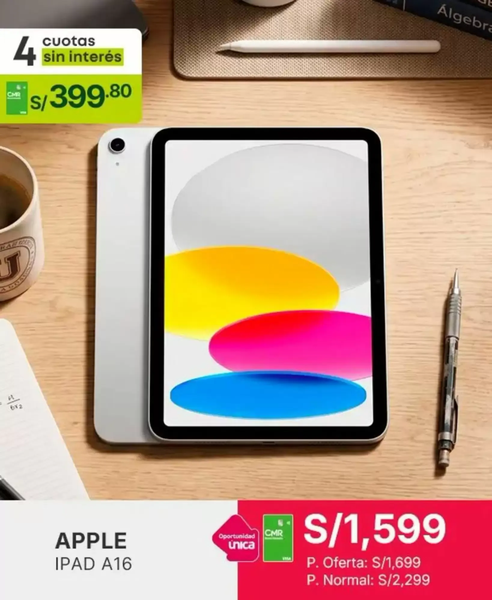 Catalogo de Apple iPad A16 27 de julio al 11 de agosto 2026 - Pag 1