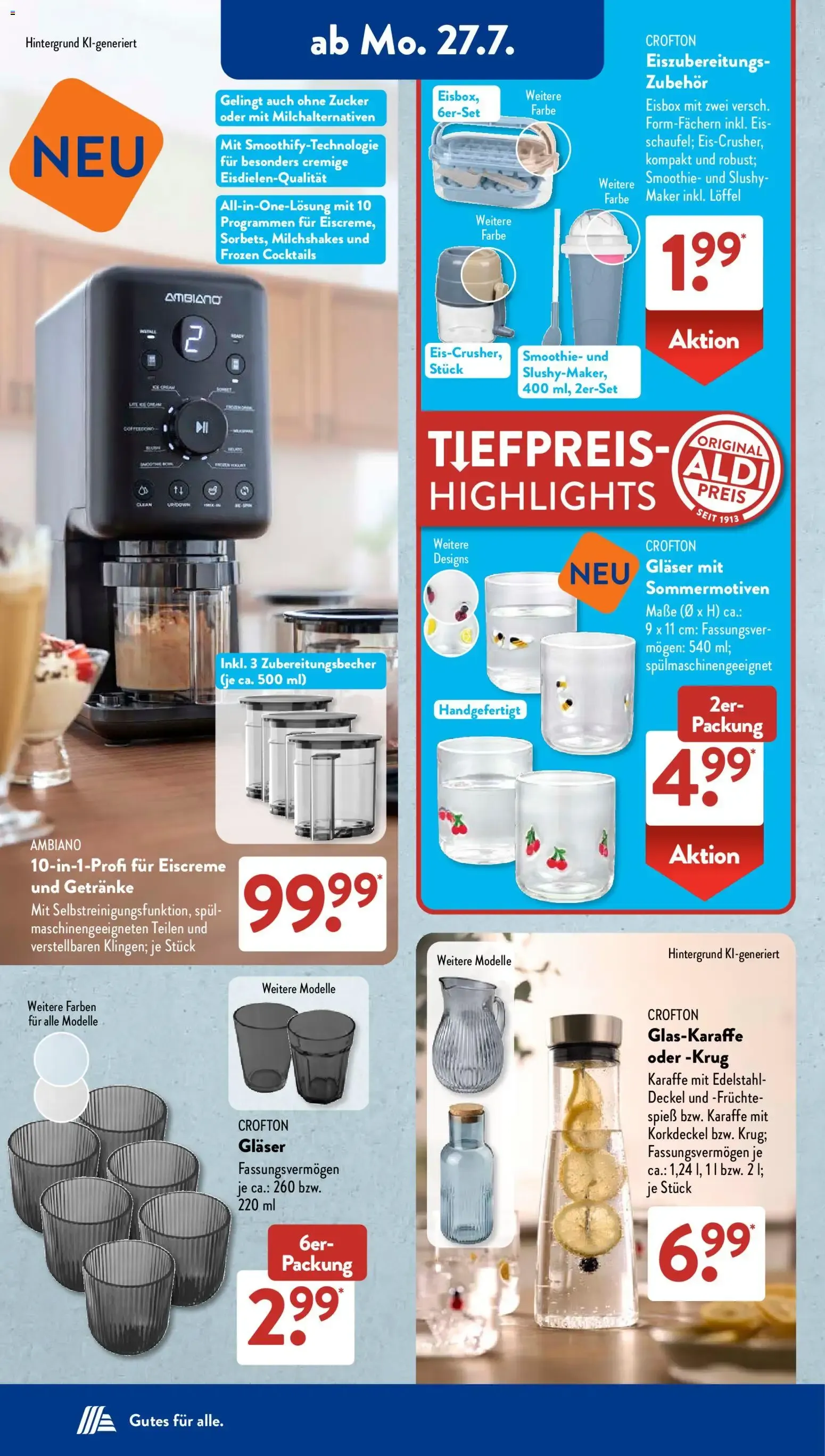 ALDI SÜD Tiefpreis-Highlight: Küchen-Hits & más von 27. Juli bis 1. August 2026 - Prospekt seite 5
