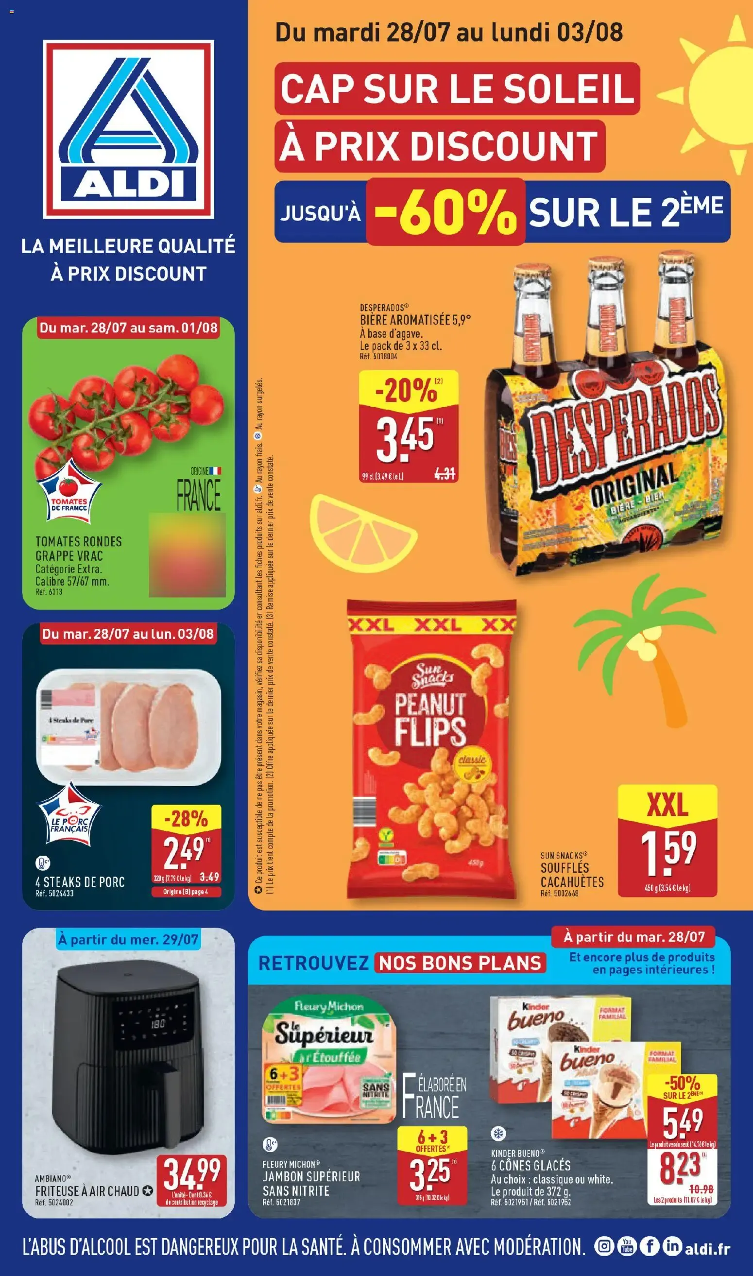 Cap sur le soleil à prix discount