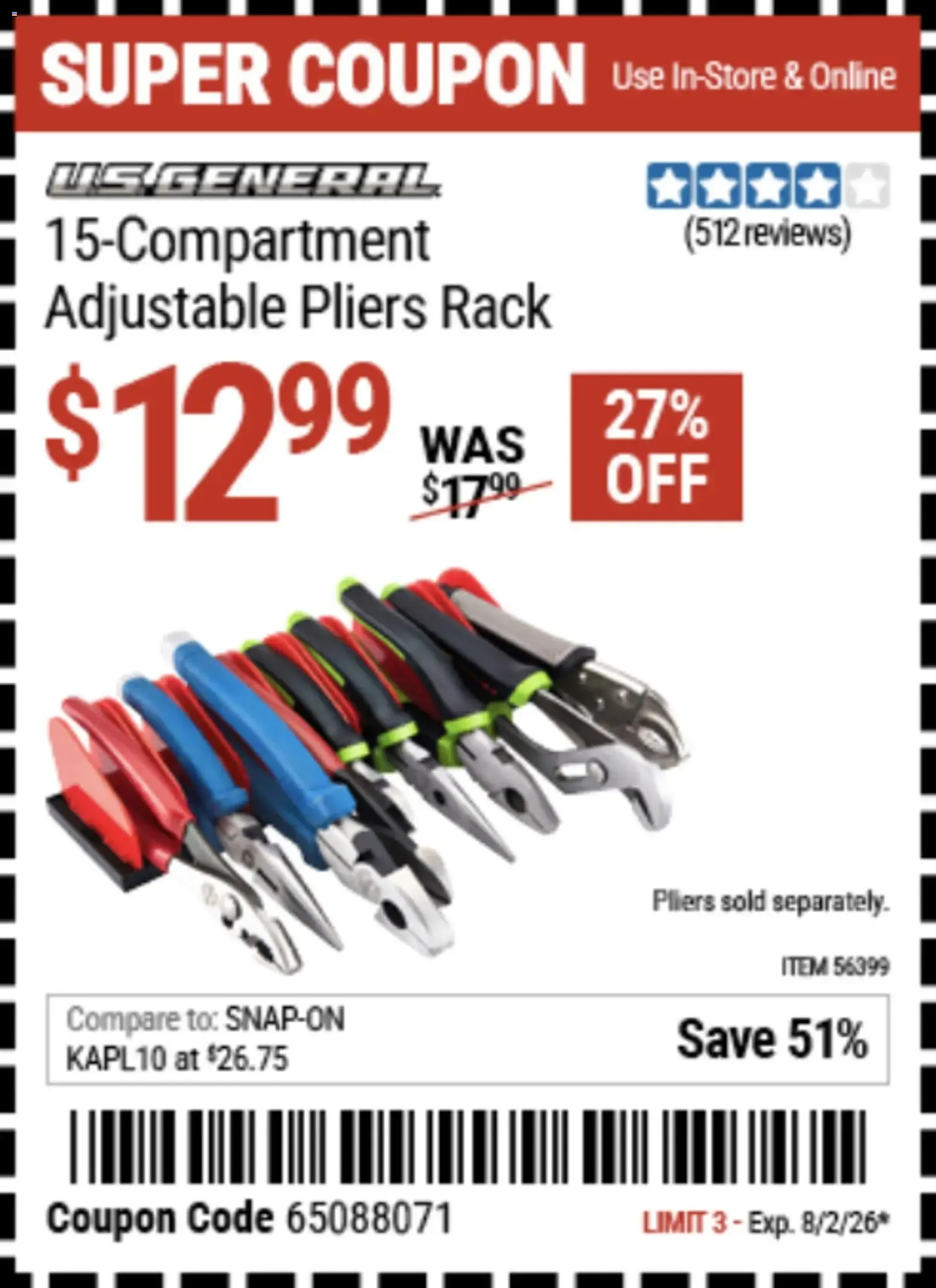 Weekly ad Harbor Freight Coupon Deals from July 20 to August 2 2026 - Page 29