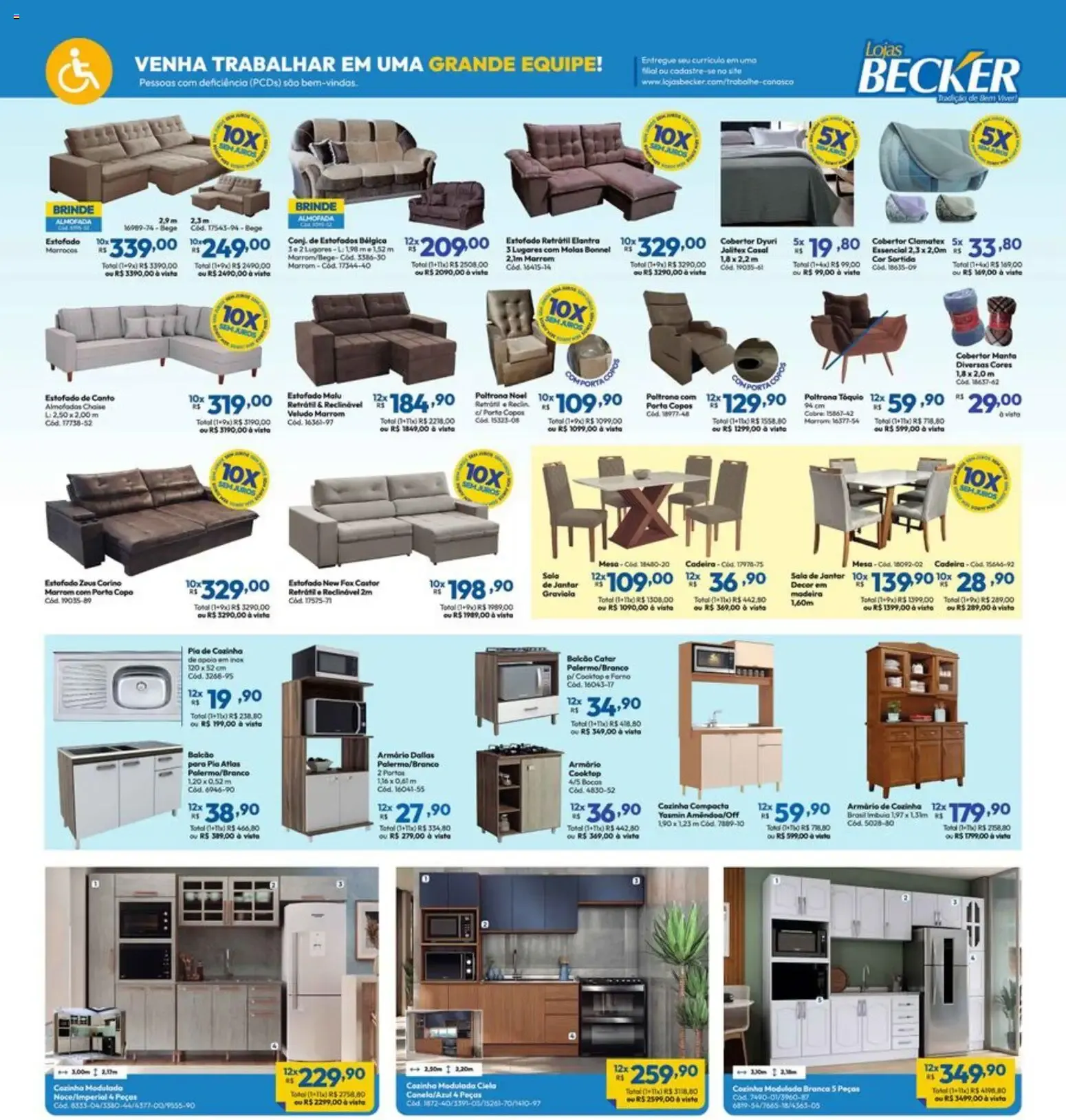 Encarte de Lojas Becker ofertas Agosto de 01/08/2026 | Promoções Online 1 de agosto até 31 de agosto 2026 - Pagina 8