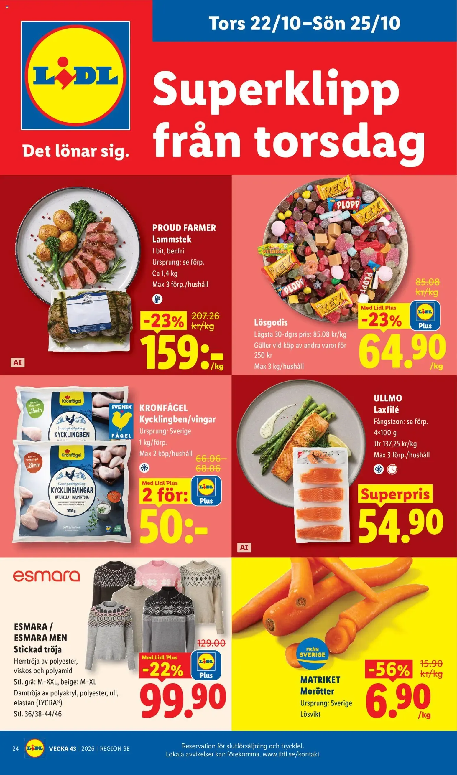 Lidl erbjudanden från 19/10/2026 - 25/10/2026 > Reklamblad nuvarande rabatter från 19 oktober till 25 oktober 2026 - Reklamblad sidor 28