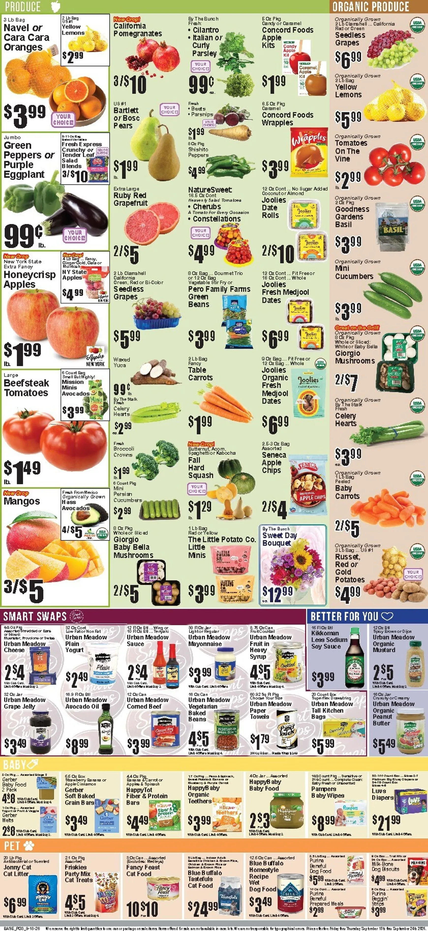 Weekly ad Current Food Universe leaflet valid from Friday 09/18/2026 to Thursday 09/24/2026 from September 18 to September 24 2026 - Page 4