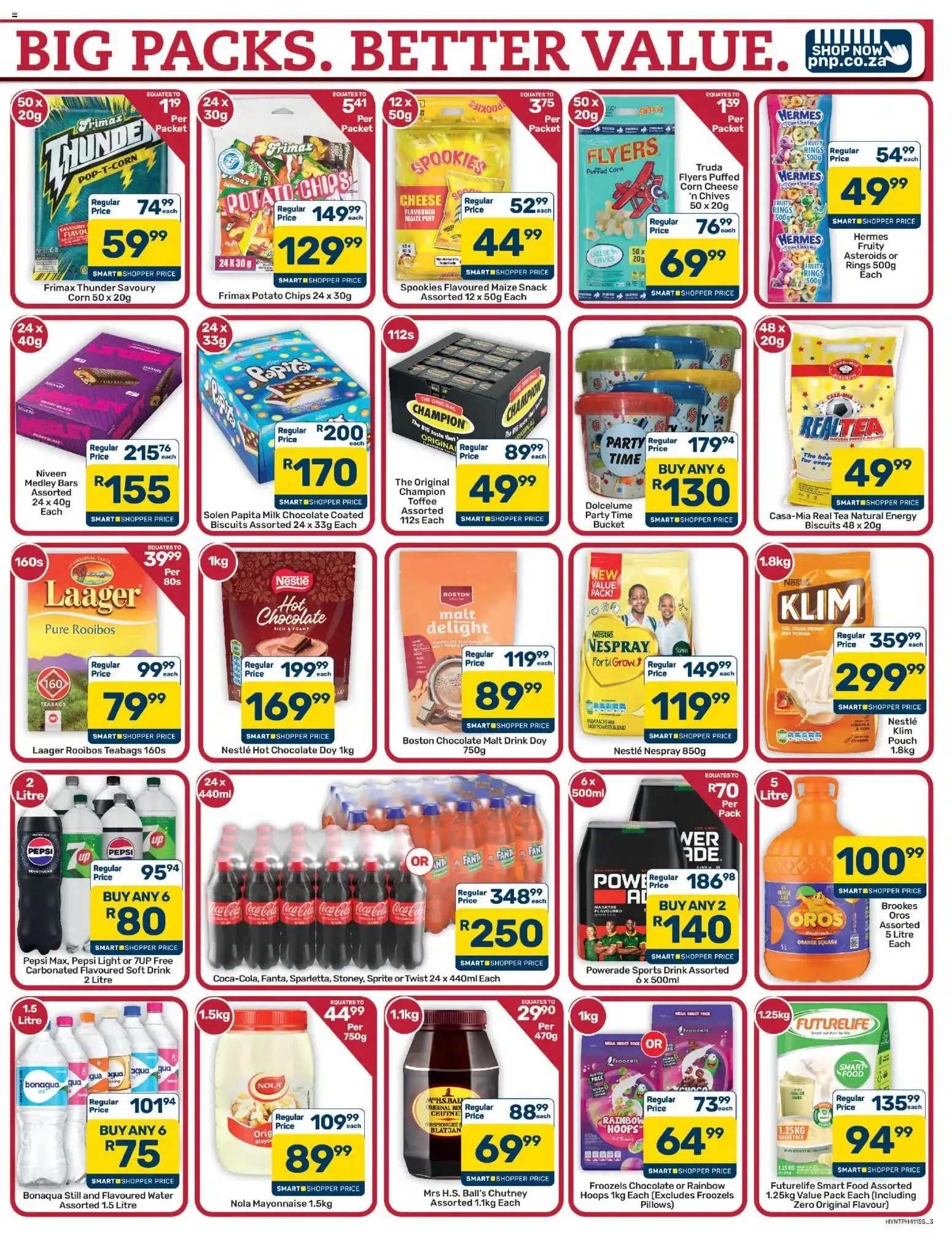 Pick n Pay Inland Provinces - Hypermarket Bulk Specials (17/08/2026 - 06/09/2026) Online from 17 August to 6 September 2026 - Catalogue Page 3