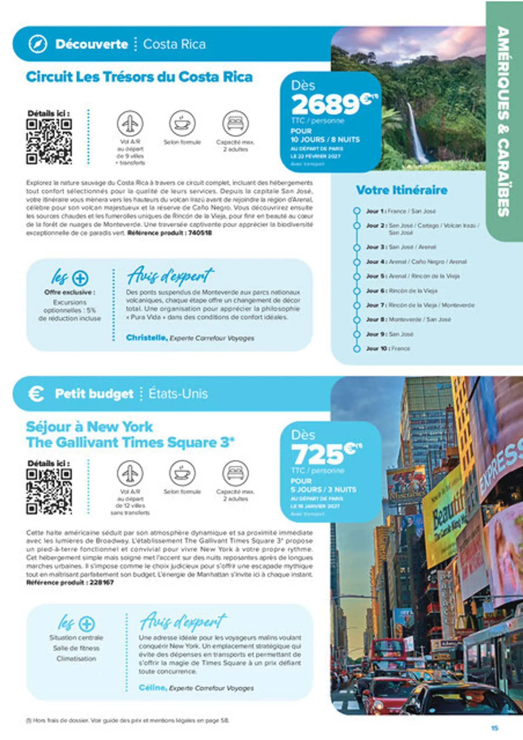 Carrefour Voyages - Créations Voyages (Automne-Hiver 2026-2027) du 1 septembre au 31 mars 2027 - Catalogue page 15