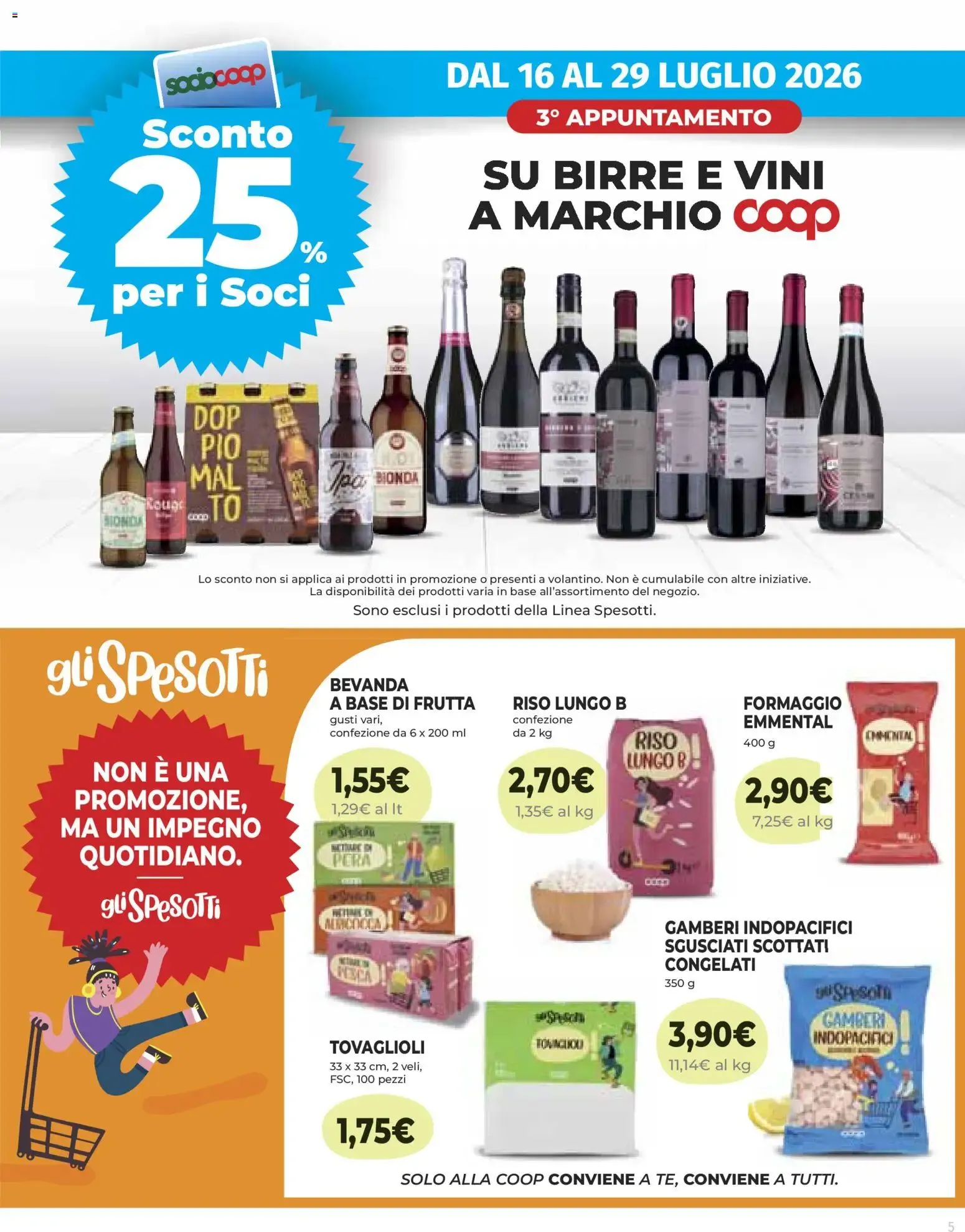 Anteprima volantino Ipercoop dal 16/07/2026 - nuovo offerte da 16 luglio a 29 luglio di 2026 - Pagina del volantino 5