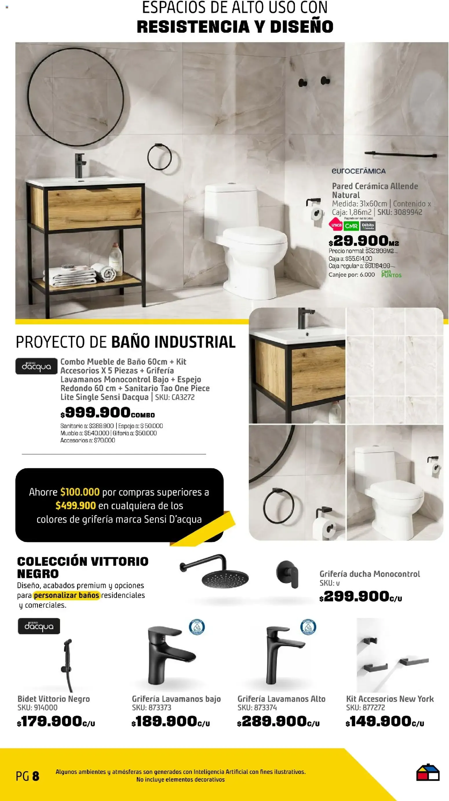 Catalogo de Homecenter catálogo La transformación es imparable desde el 08/09/2026 > Revistas Octubre 8 de septiembre al 23 de octubre 2026 - Pag 8