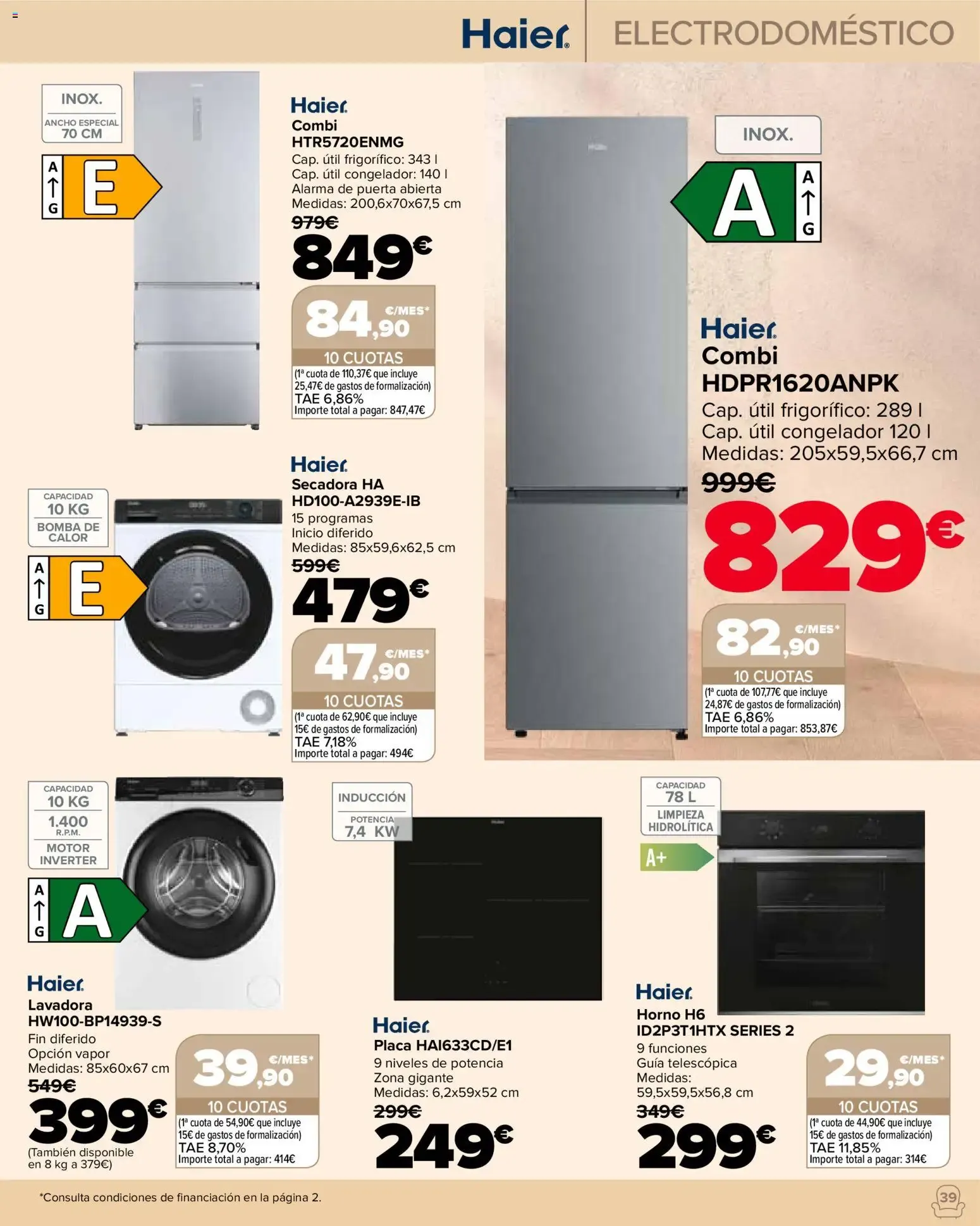 Catálogo de Carrefour Hogar del 22/09/2026 | Catálogo 22 de septiembre al 21 de octubre 2026 - Página 39