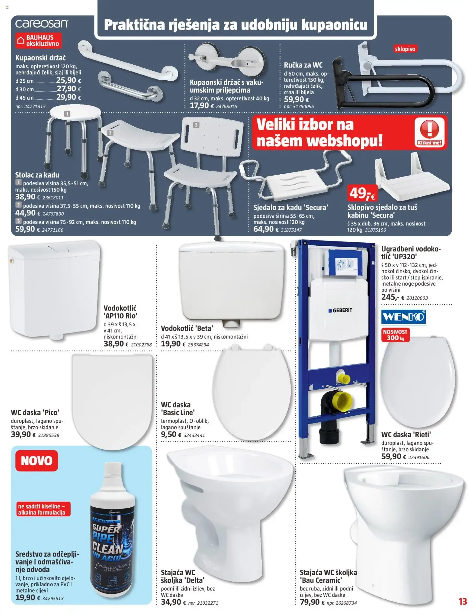 Katalog Bauhaus Katalog novi od 15.07.2026 na listanje > letak digitalni od 15. srpnja do 28. srpnja 2026. - Pregled Stranica 13