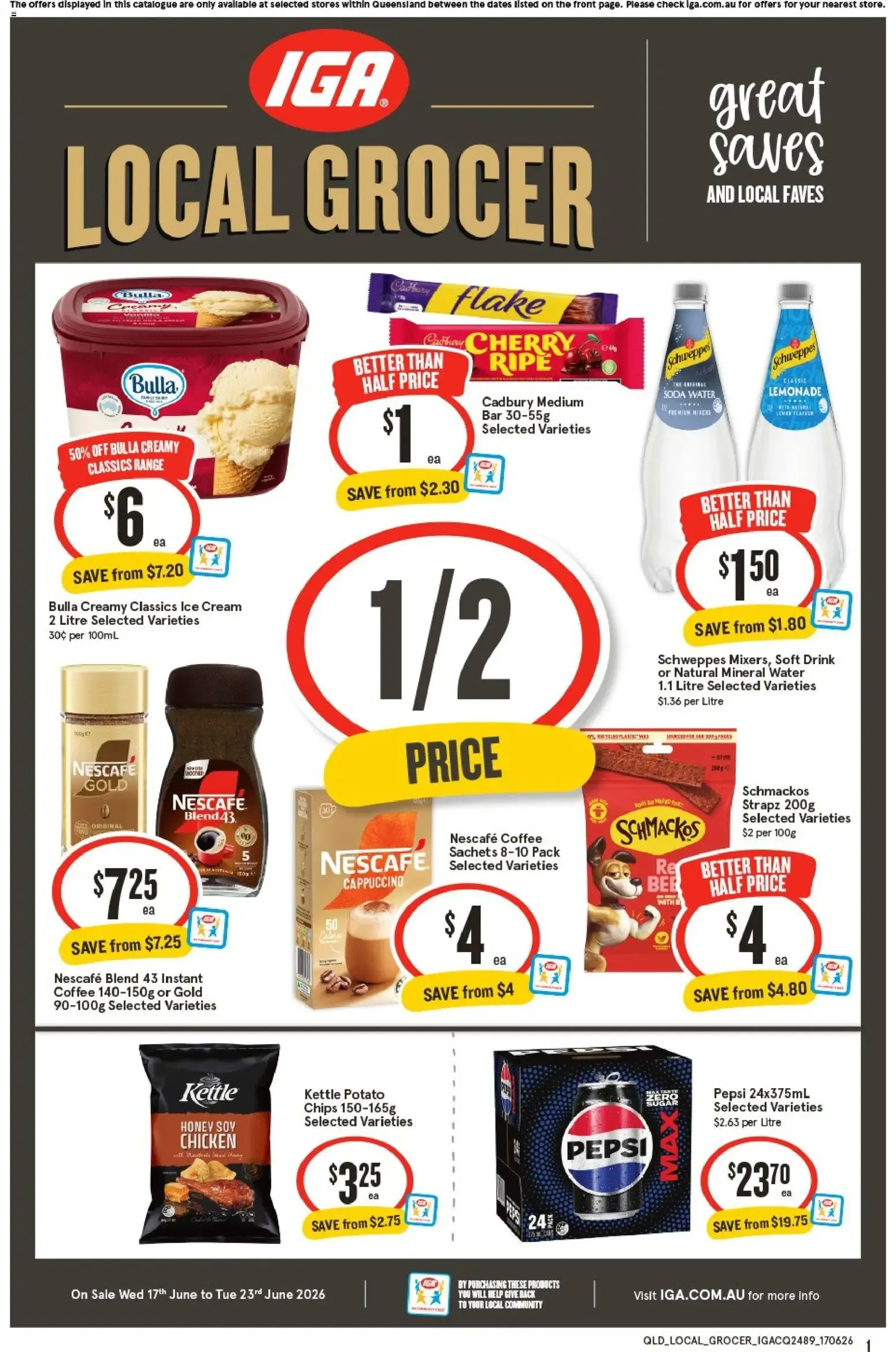 IGA Local Grocer - Catalogue valid from 17 June to 23 June 2026 - page 1