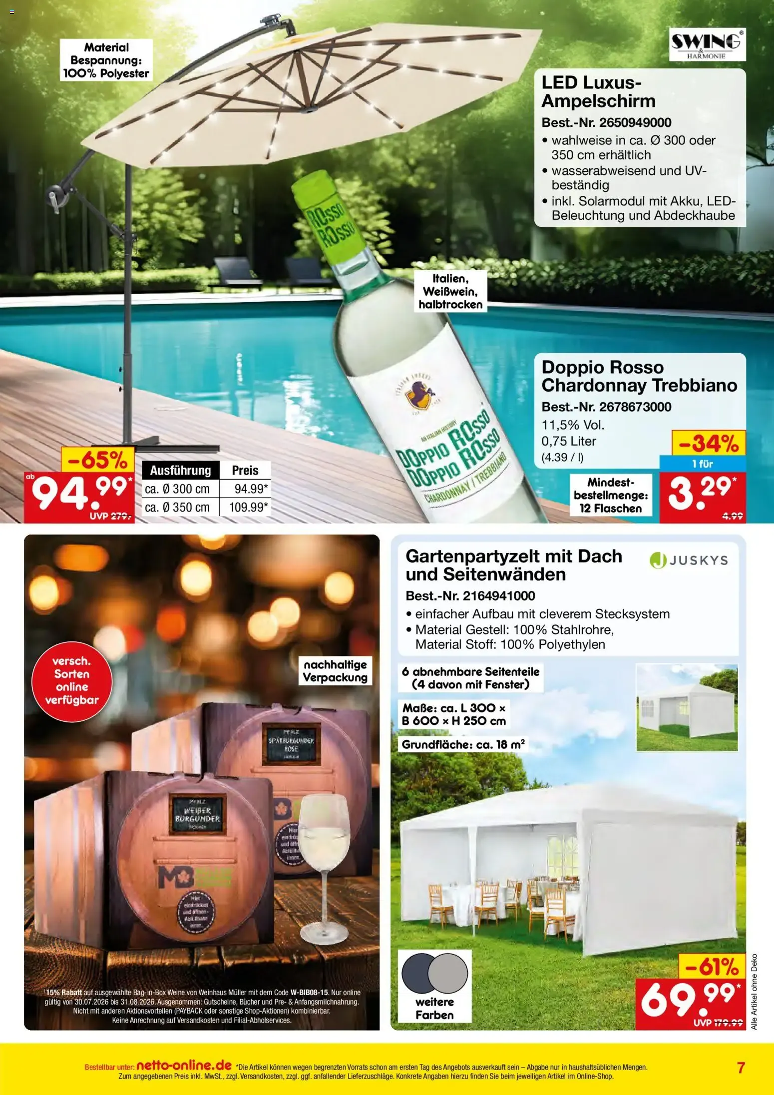 Netto Marken-Discount Online-Angebote August (ab 01.08.2026) » Angebote von 30. Juli bis 31. August 2026 - Prospekt seite 7