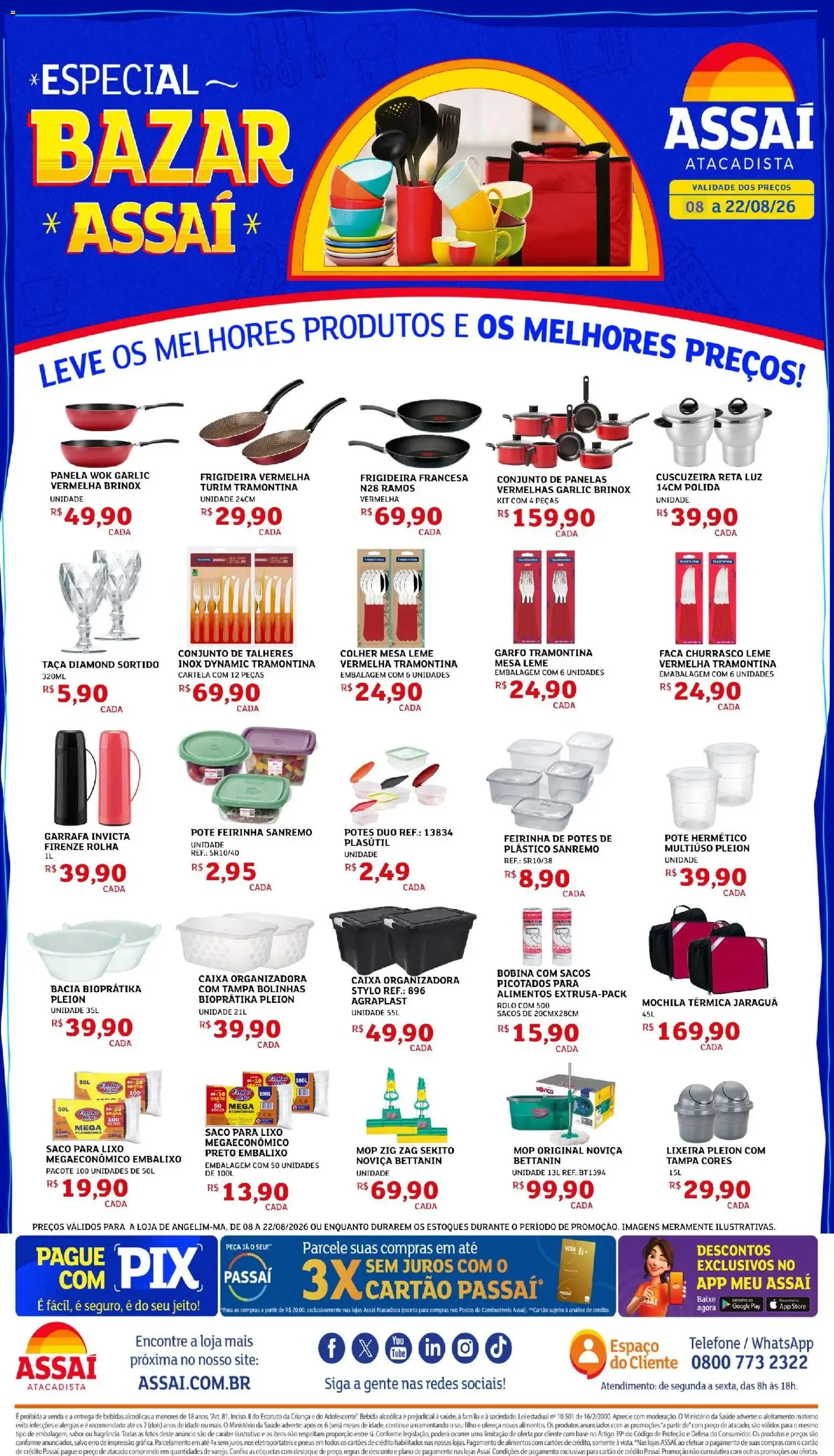 Encarte de Assaí Atacadista ofertas - MA de 08/08/2026 | Promoções Online 8 de agosto até 22 de agosto 2026 - Pagina 1