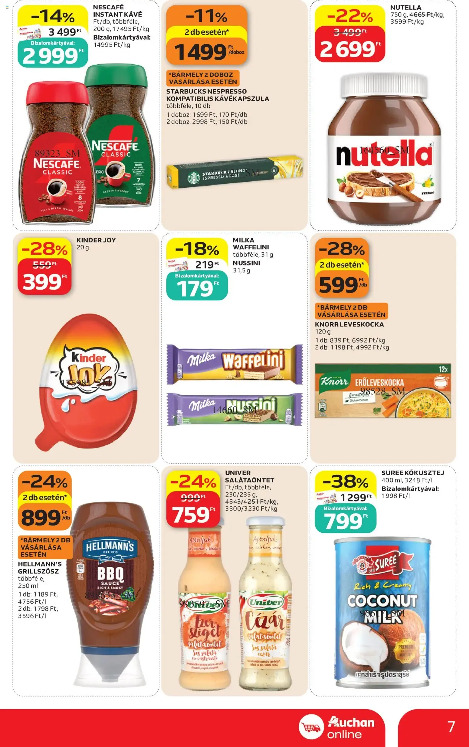 Katalógus Auchan Szupermarket akciós újság - 2026.08.21. -tól/töl > akció, lapozható szórólap 🛍️ augusztus 21.-tól augusztus 26.-ig 2026. - Oldal 7