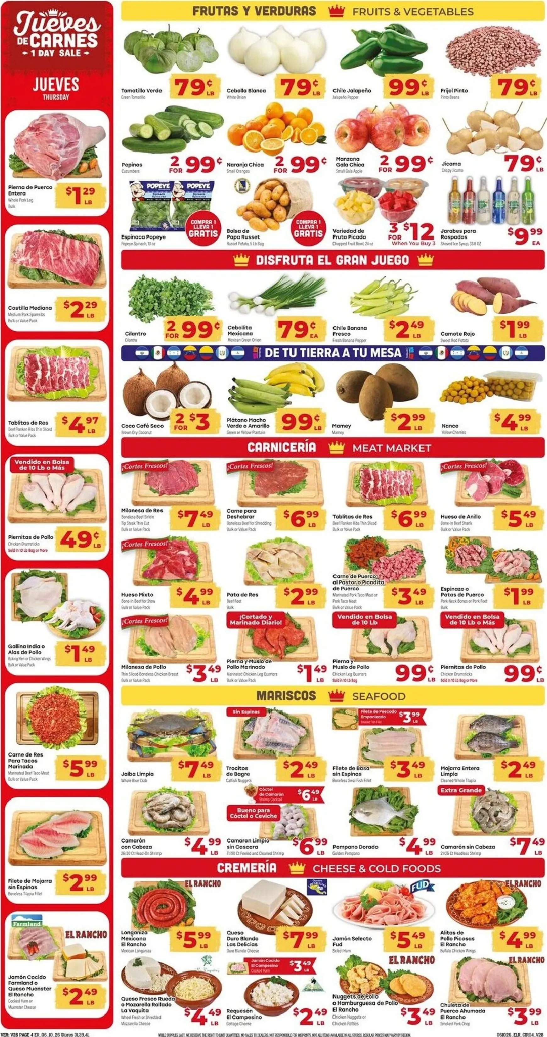 Weekly ad Current El Rancho leaflet valid from Wednesday 06/10/2026 to Tuesday 06/16/2026 from June 10 to June 16 2026 - Page 4