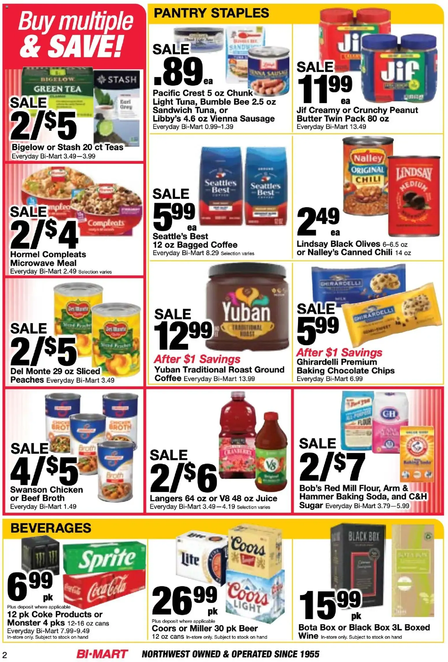 Weekly ad Bi-Mart Weekly Ad from 09/15/2026 - Flyer from September 15 to September 28 2026 - Page 2