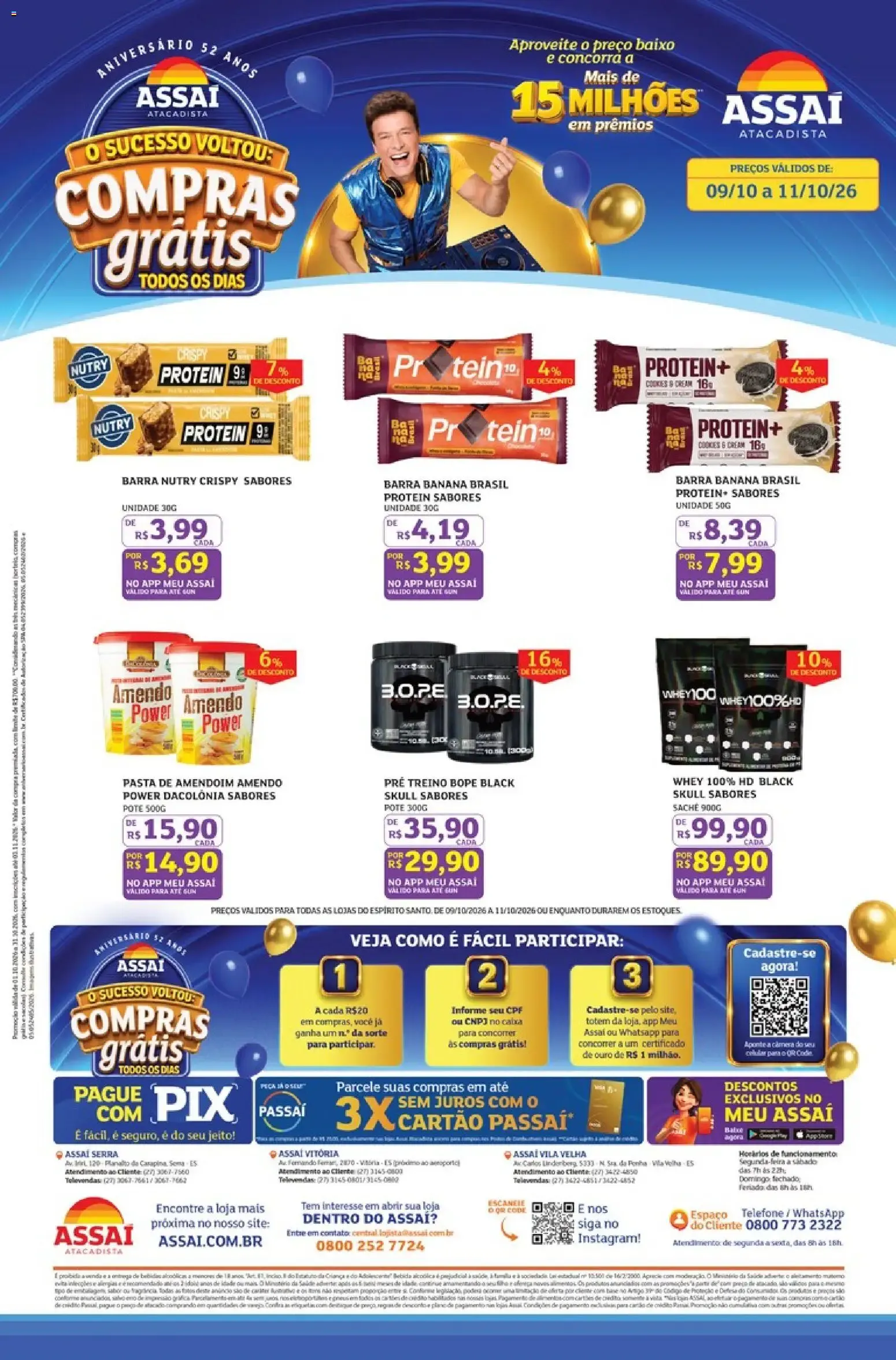 Encarte de Assaí Atacadista ofertas - ES de 09/10/2026 | Promoções Online 9 de outubro até 11 de outubro 2026 - Pagina 1