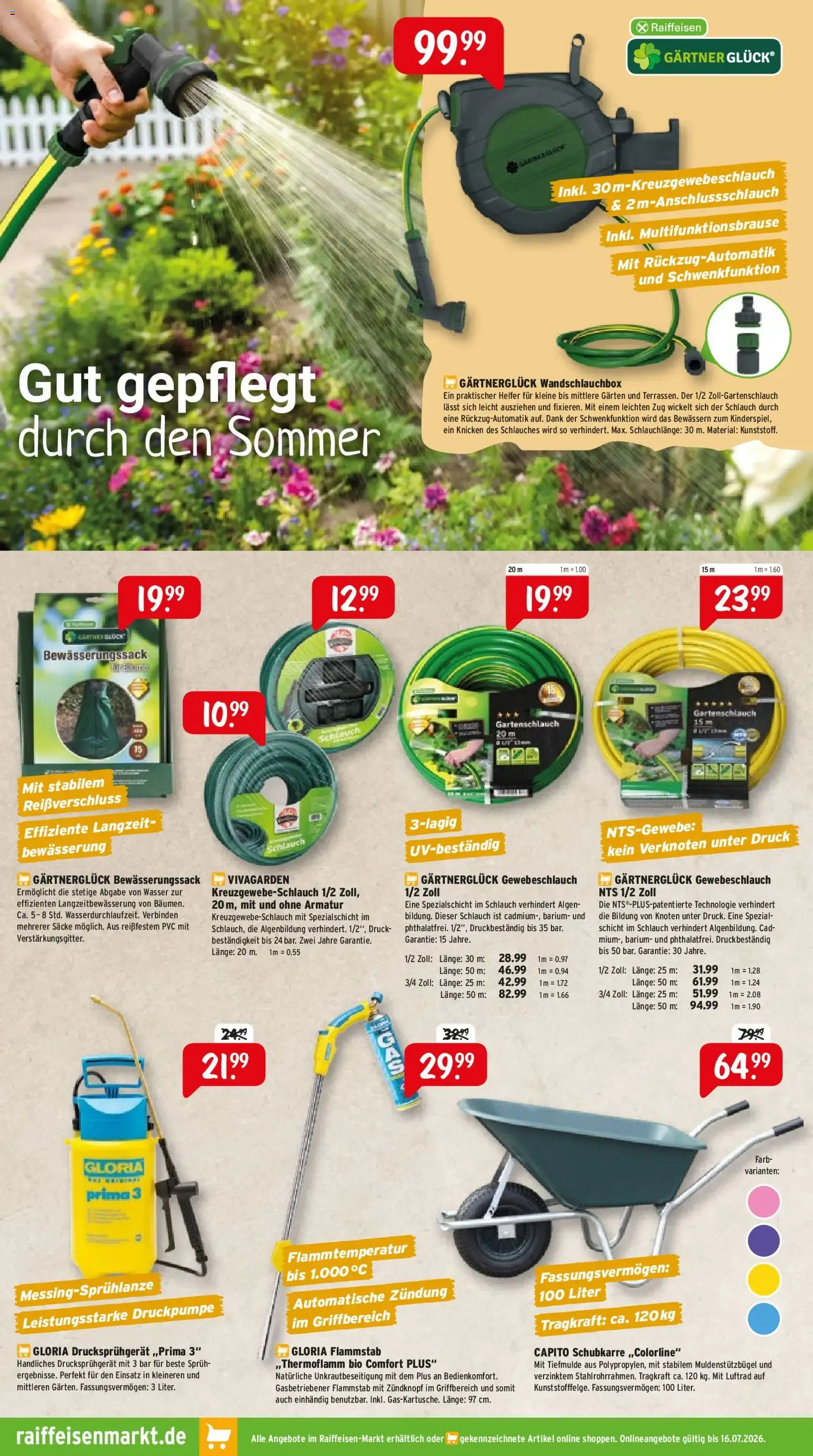 Raiffeisen-Markt: Die Sommerzeit entspannt genießen von 1. Juli bis 16. Juli 2026 - Prospekt seite 2