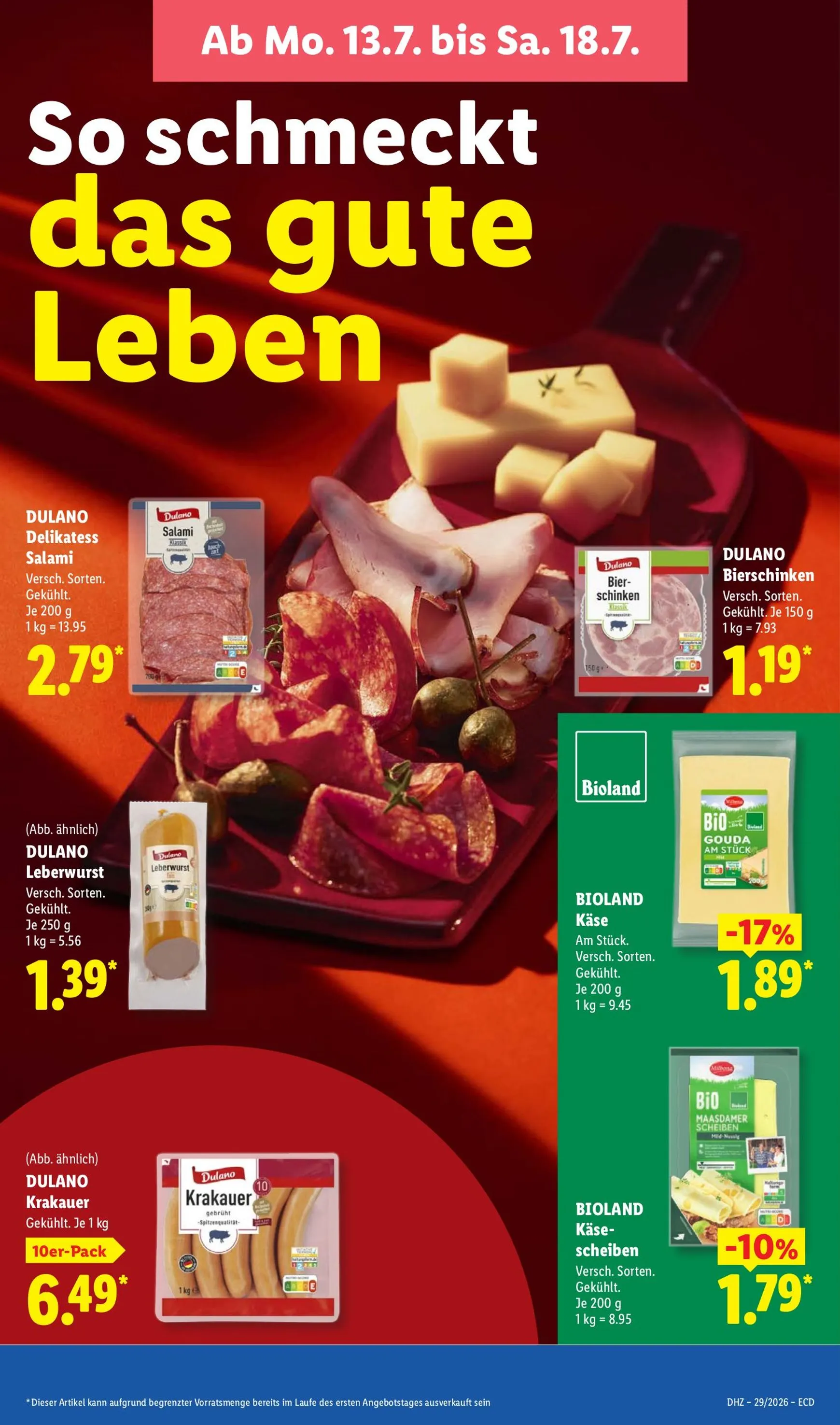 Lidl Prospekt nächste Woche – von Montag 13.07.2026 bis Samstag 18.07.2026 von 13. Juli bis 18. Juli 2026 - Prospekt seite 18