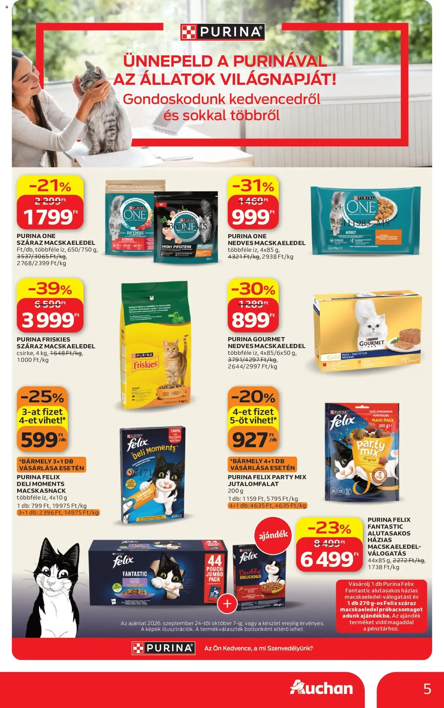 Katalógus Auchan Hipermarket: Ofertas Día Mundial de los Animales szeptember 24.-tól október 7.-ig 2026. - Oldal 5
