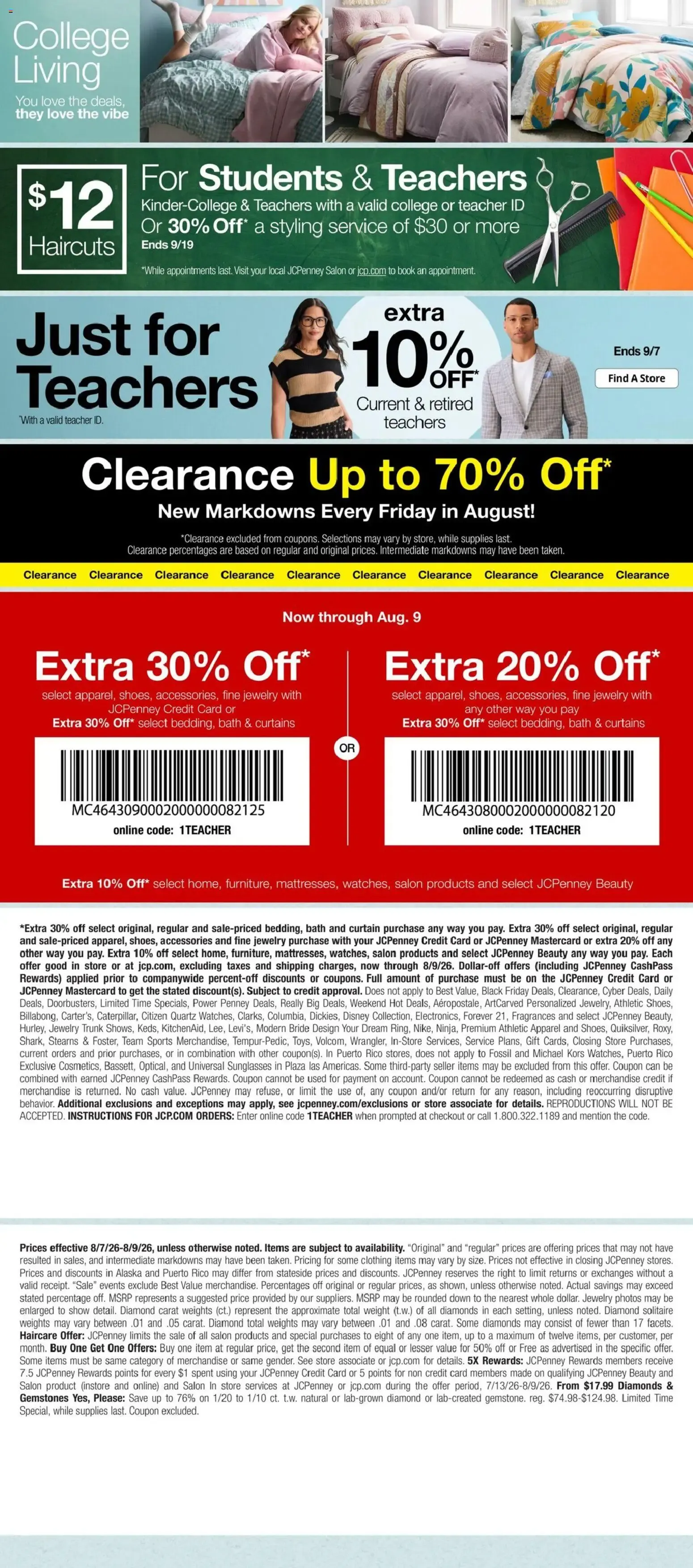 Weekly ad JCPenney Weekly Ad from 08/07/2026 - Flyer from August 7 to August 9 2026 - Page 8