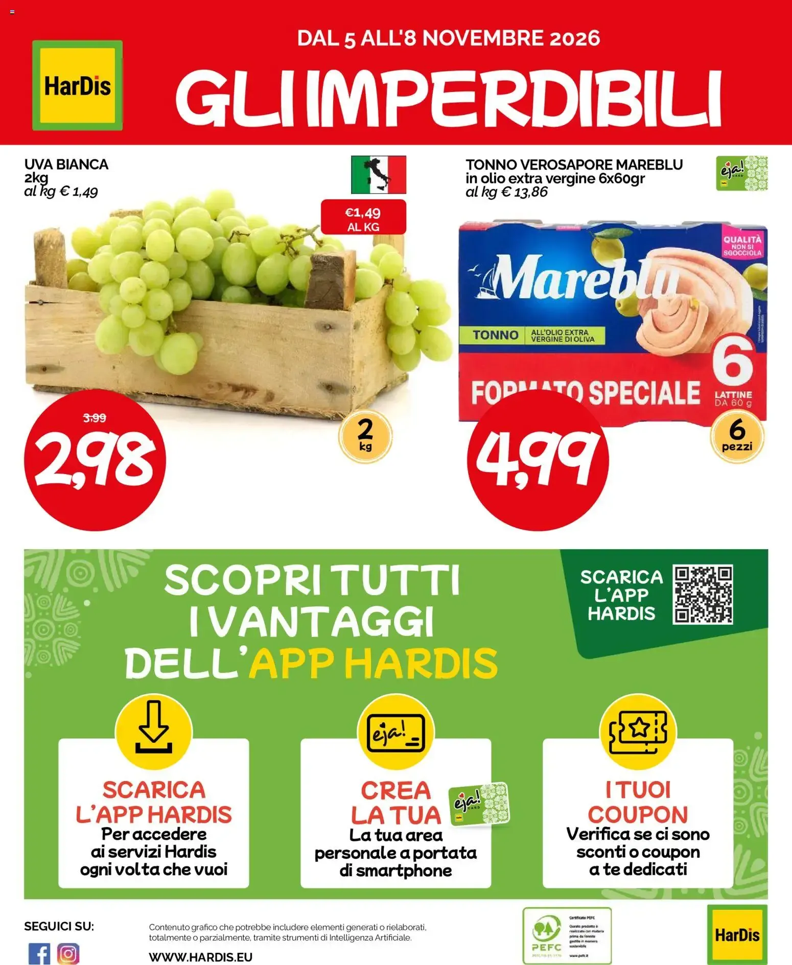 HarDis volantino dal 29/10/2026 - online Offerte da 29 ottobre a 8 novembre di 2026 - Pagina del volantino 16