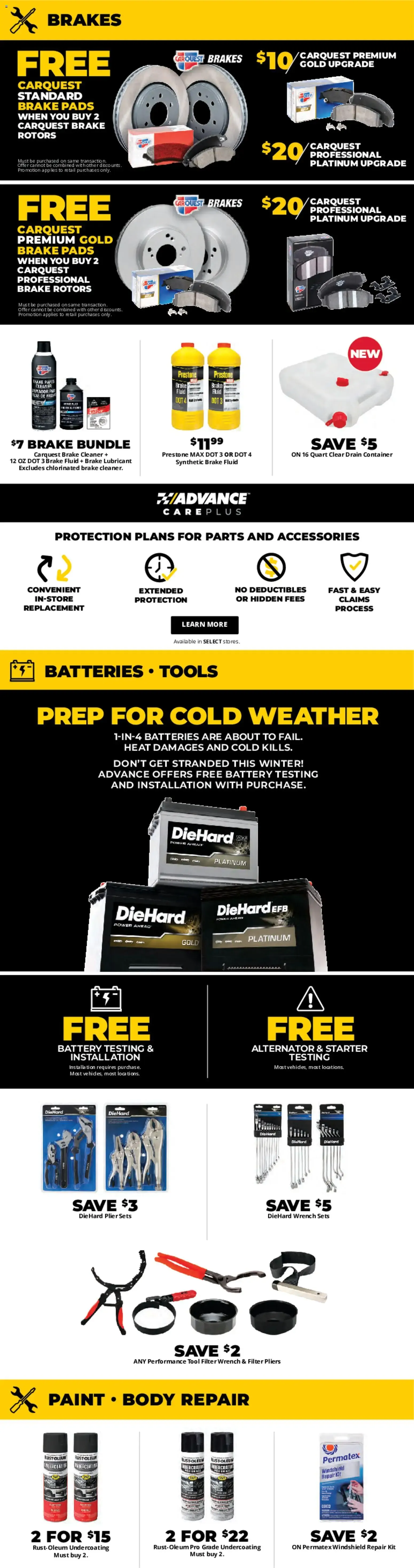 Weekly ad Advance Auto Parts Weekly Ad from 10/11/2026 - Flyer from October 11 to November 7 2026 - Page 4