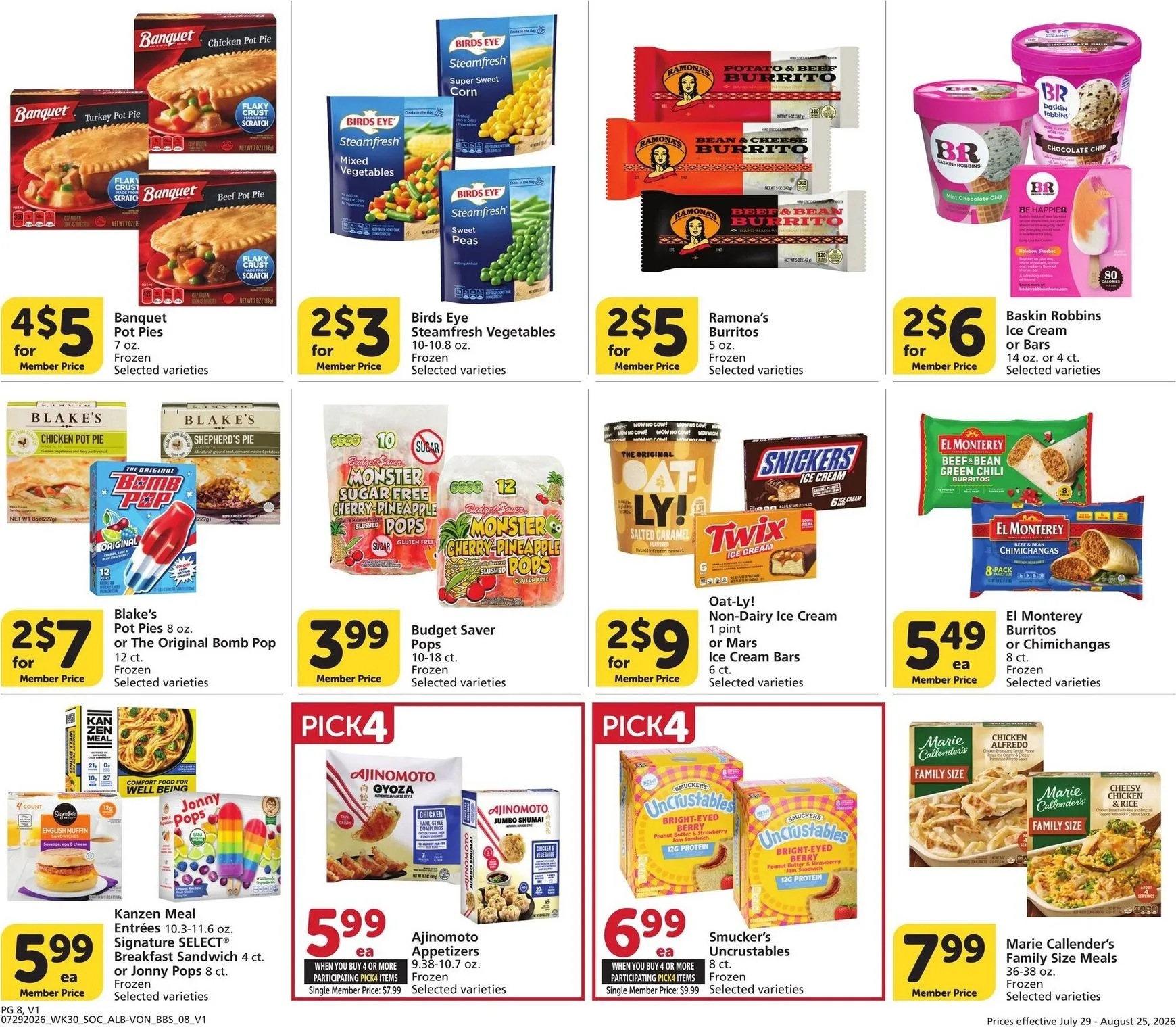 Weekly ad Current Vons - Big Book of Savings leaflet valid from Wednesday 07/29/2026 to Tuesday 08/25/2026 from July 29 to August 25 2026 - Page 8