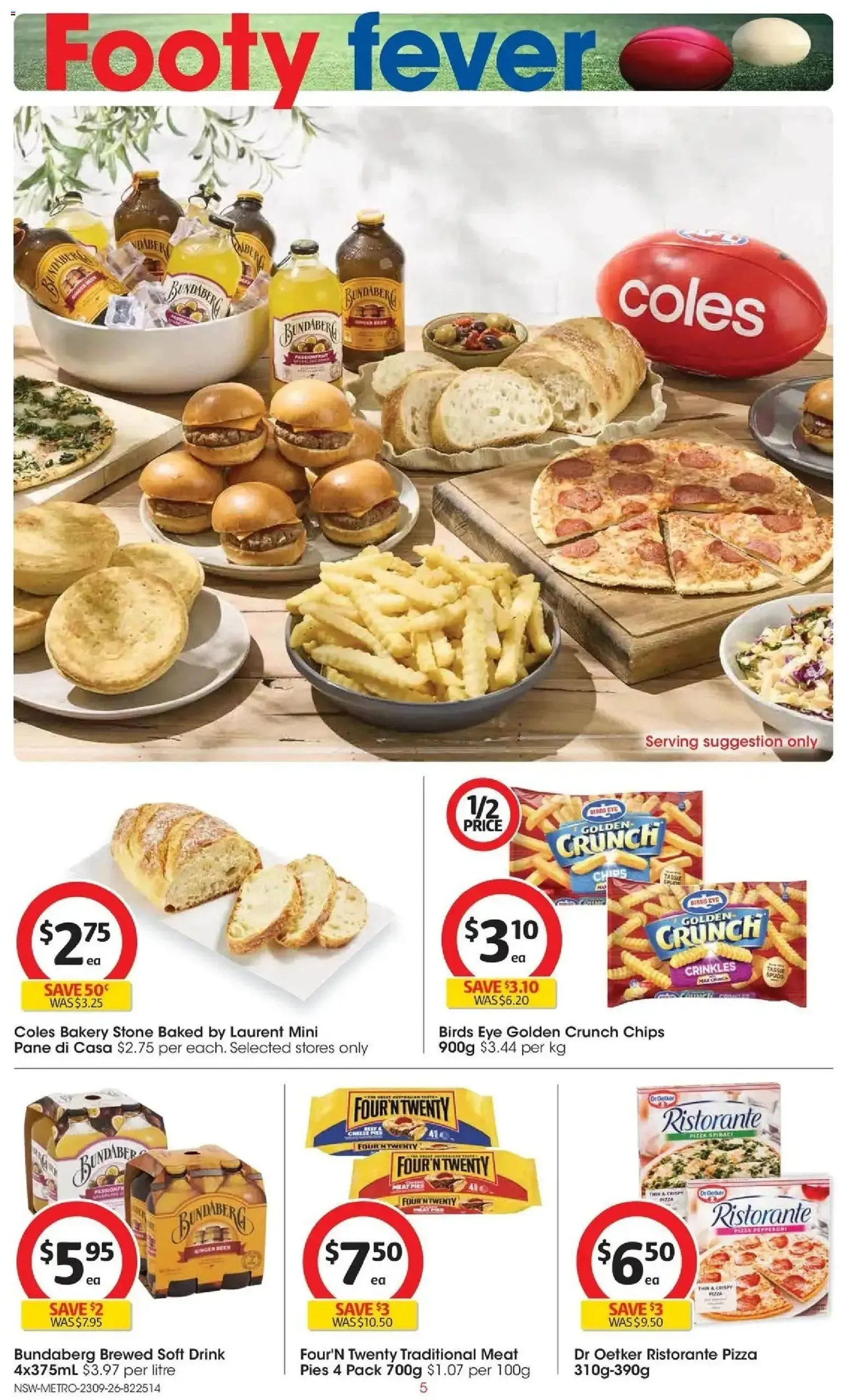 Coles | Footy Fever - Catalogue valid from 23 September to 29 September 2026 - page 5