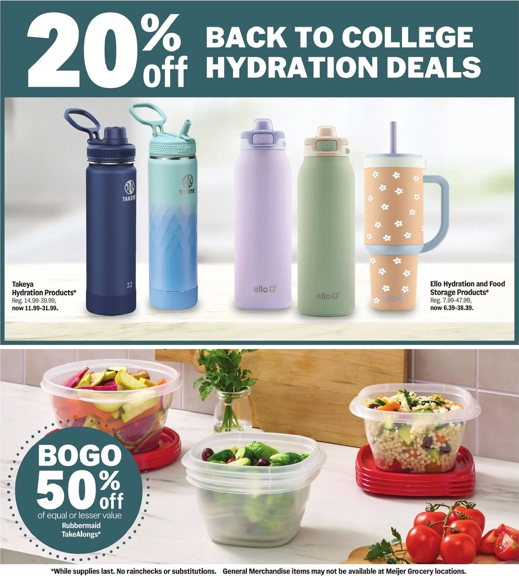 Weekly ad Future Meijer - College vibes. real low prices flyer valid from Wednesday 07/29/2026 to Tuesday 08/04/2026 from July 29 to August 4 2026 - Page 4