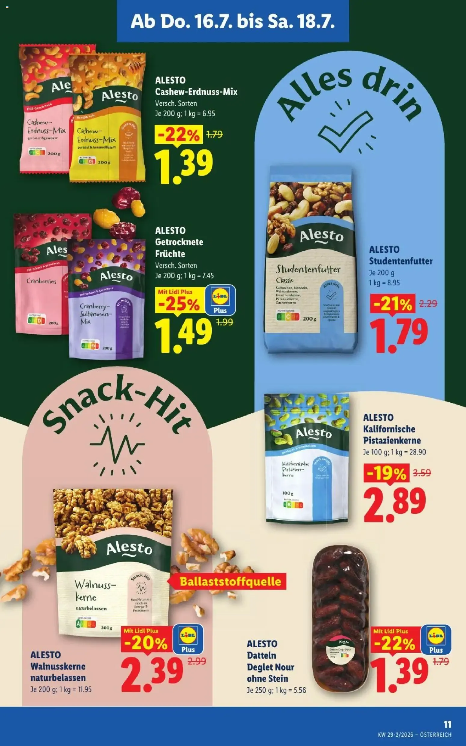 Lidl - Flugblatt ab 16.07.2026 - Angebote ab donnerstag von 16. Juli bis 18. Juli 2026 - Flugblätt seite 13