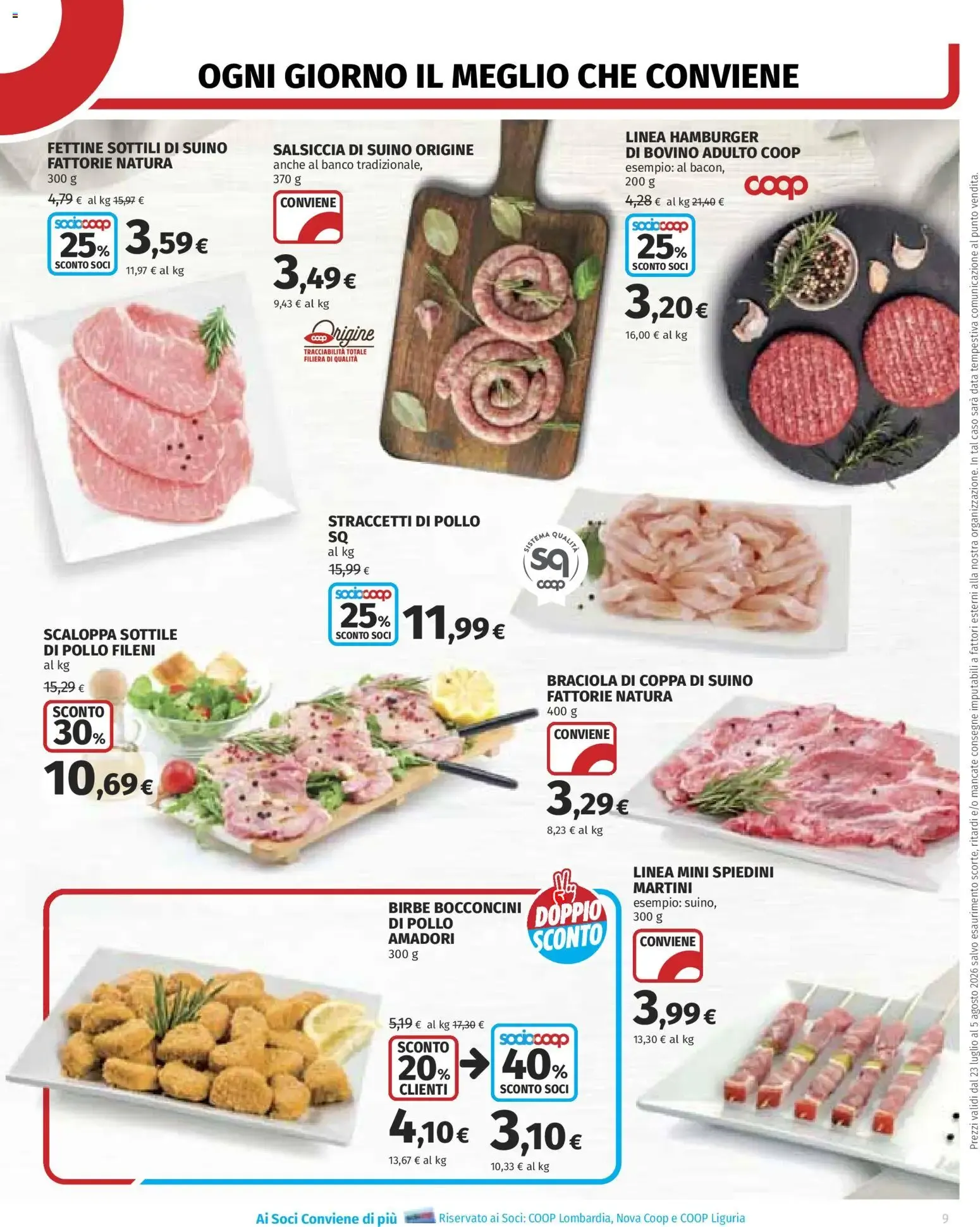 Volantino COOP Anteprima dal 23/07/2026 > NUOVO Promozioni da 23 luglio a 5 agosto di 2026 - Pagina del volantino 9