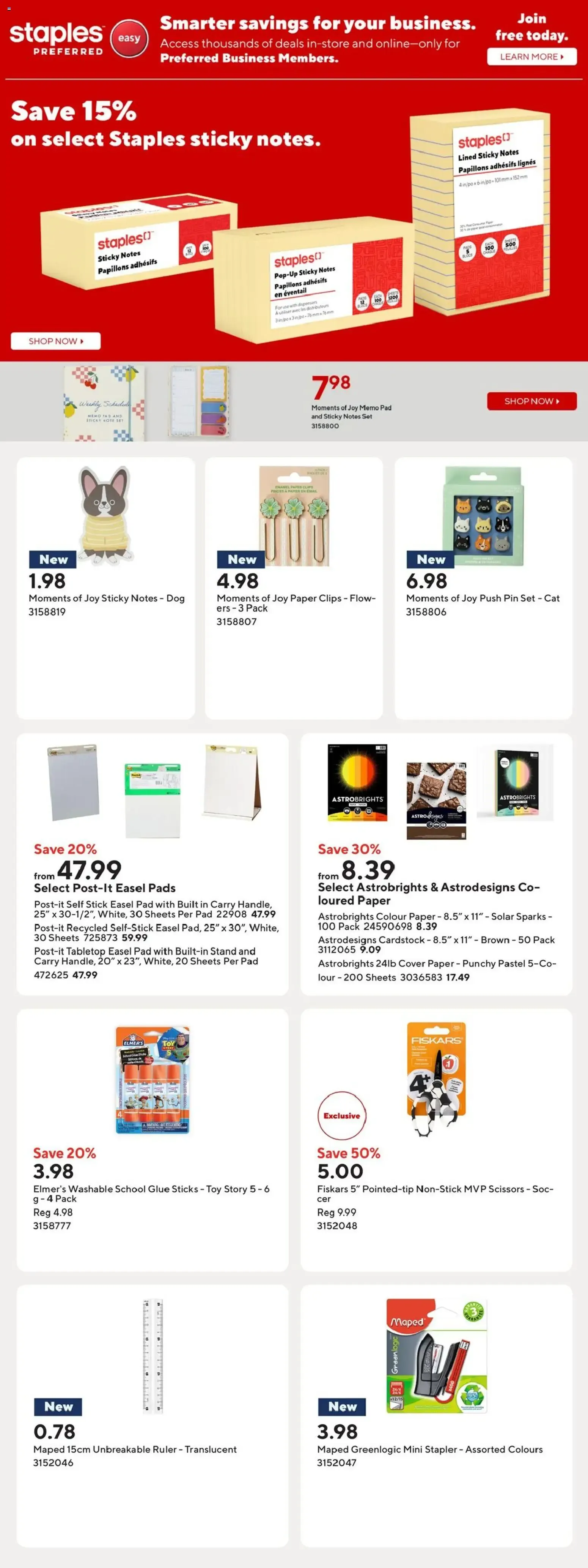 Staples Deals & Savings from July 10 to July 13 2026 - flyer page 12