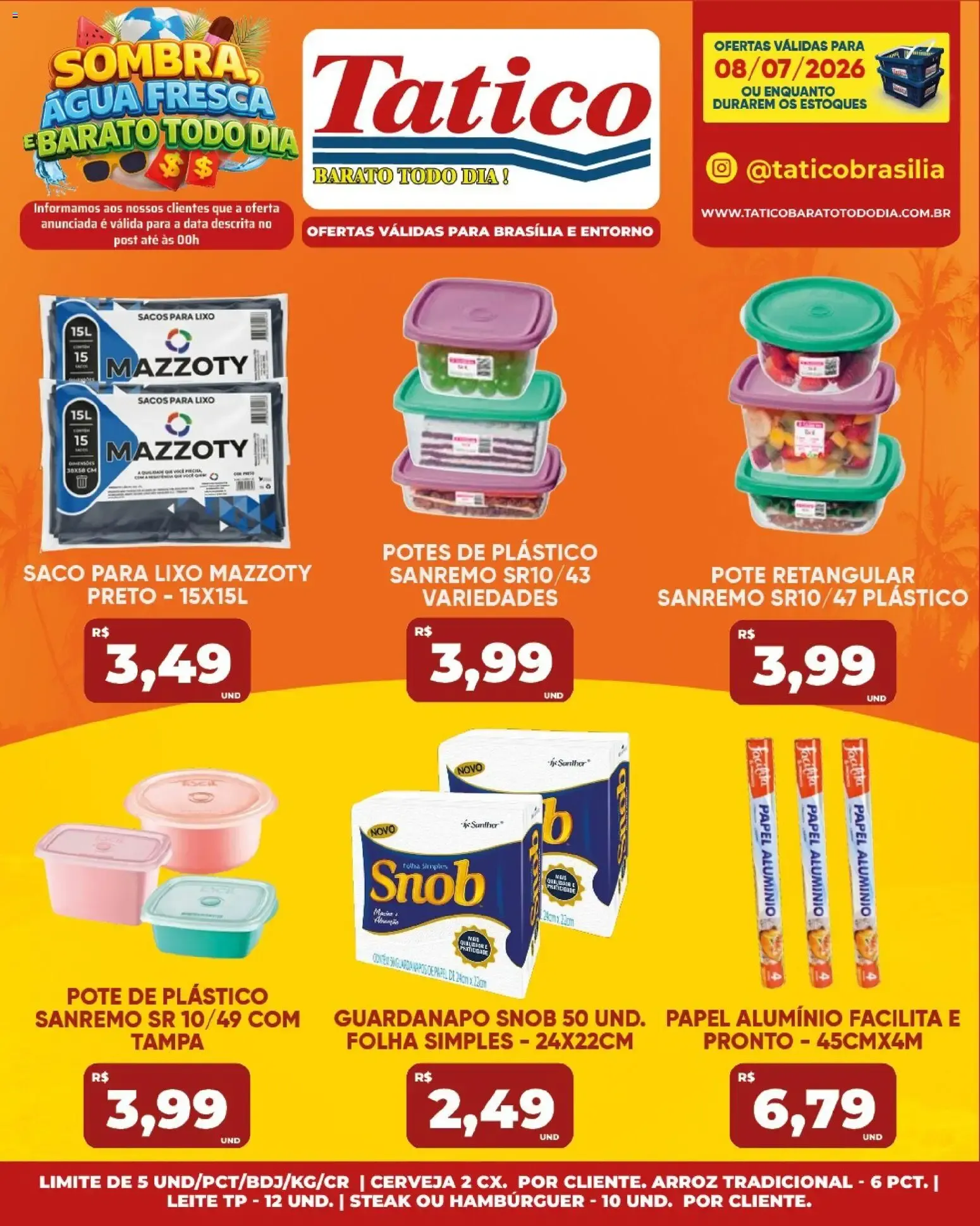 Encarte de Tatico ofertas do Dia de 08/07/2026 | Promoções Online 8 de julho até 8 de julho 2026 - Pagina 20