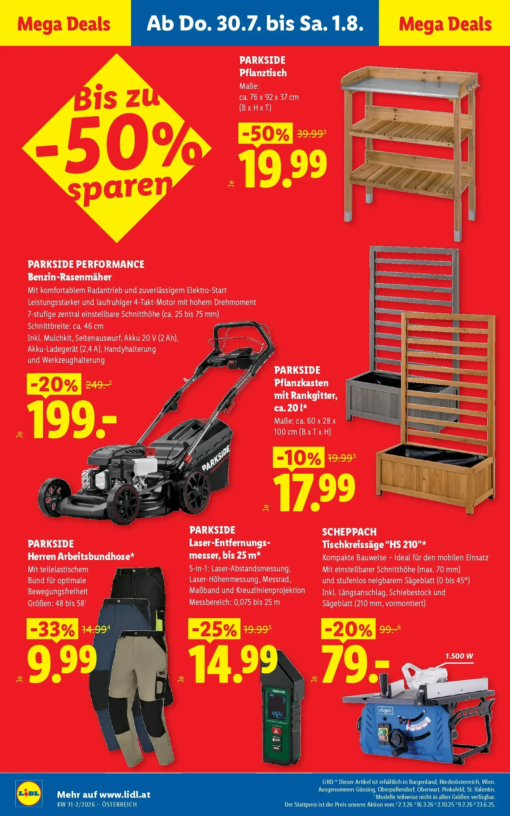 Lidl Aktion von 30. Juli bis 1. August 2026 - Flugblätt seite  20