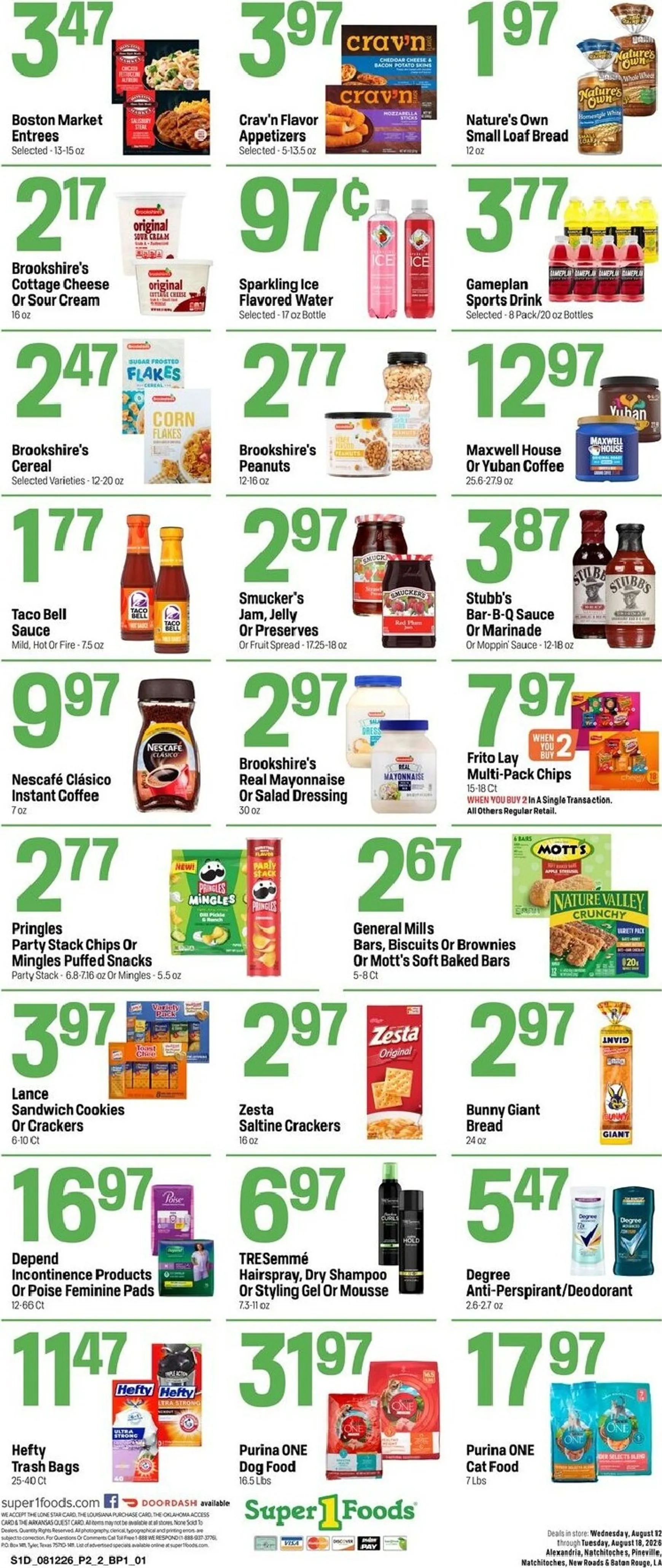 Weekly ad Super 1 Foods from August 12 to August 18 2026 - Page 2