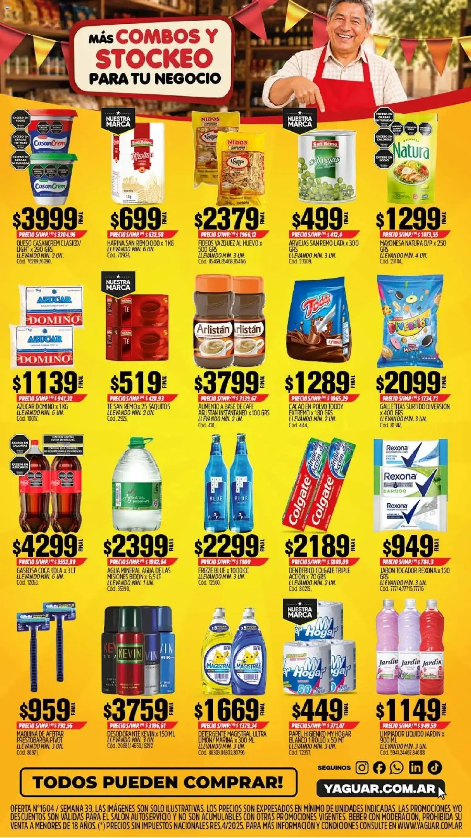 Ofertas de Mayorista Yaguar - Mes del Almacenero 21 de septiembre al 27 de septiembre 2026 - Página 2 del catálogo