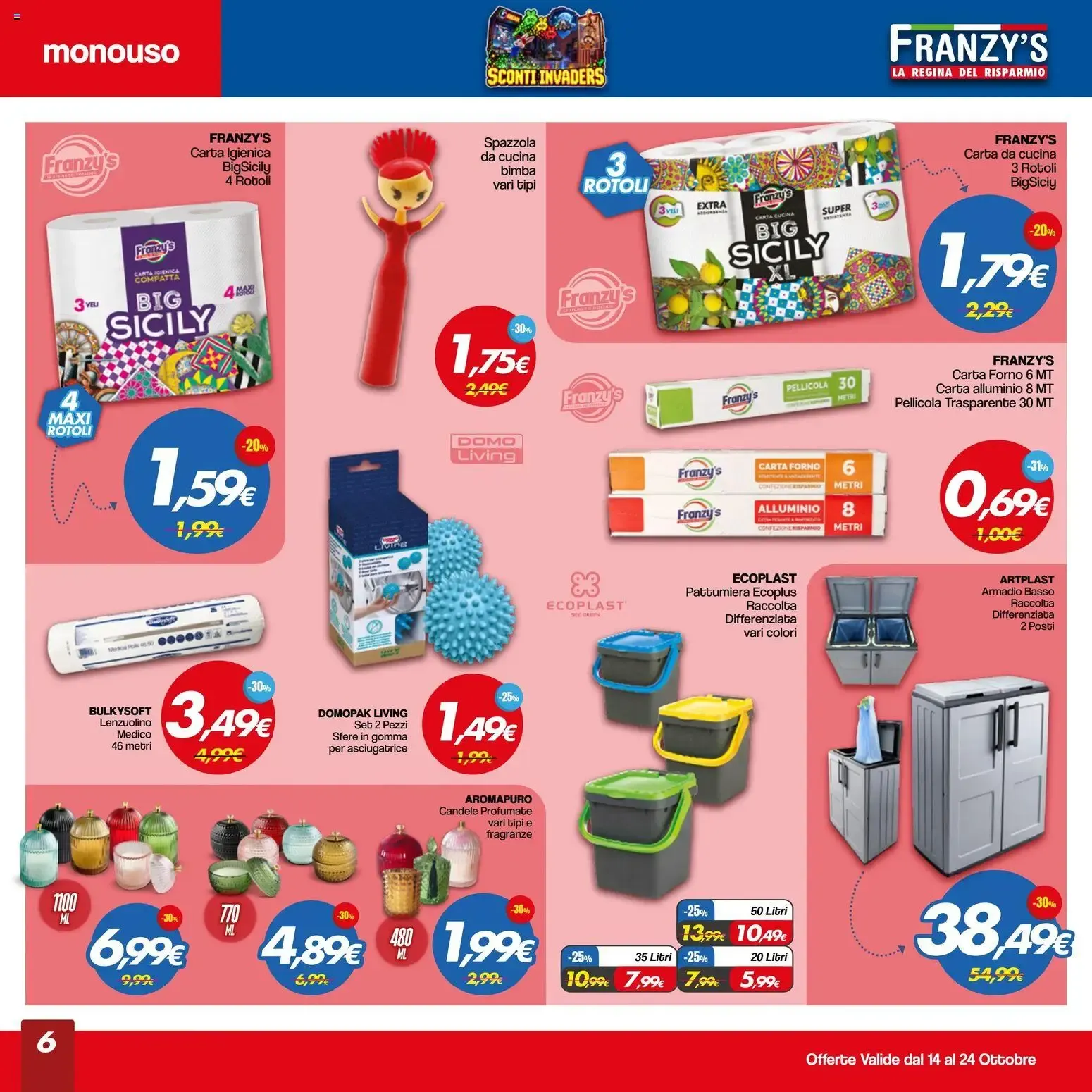 FRANZY'S LA REGINA DEL RISPARMIO da 14 ottobre a 24 ottobre di 2026 - Pagina del volantino 6
